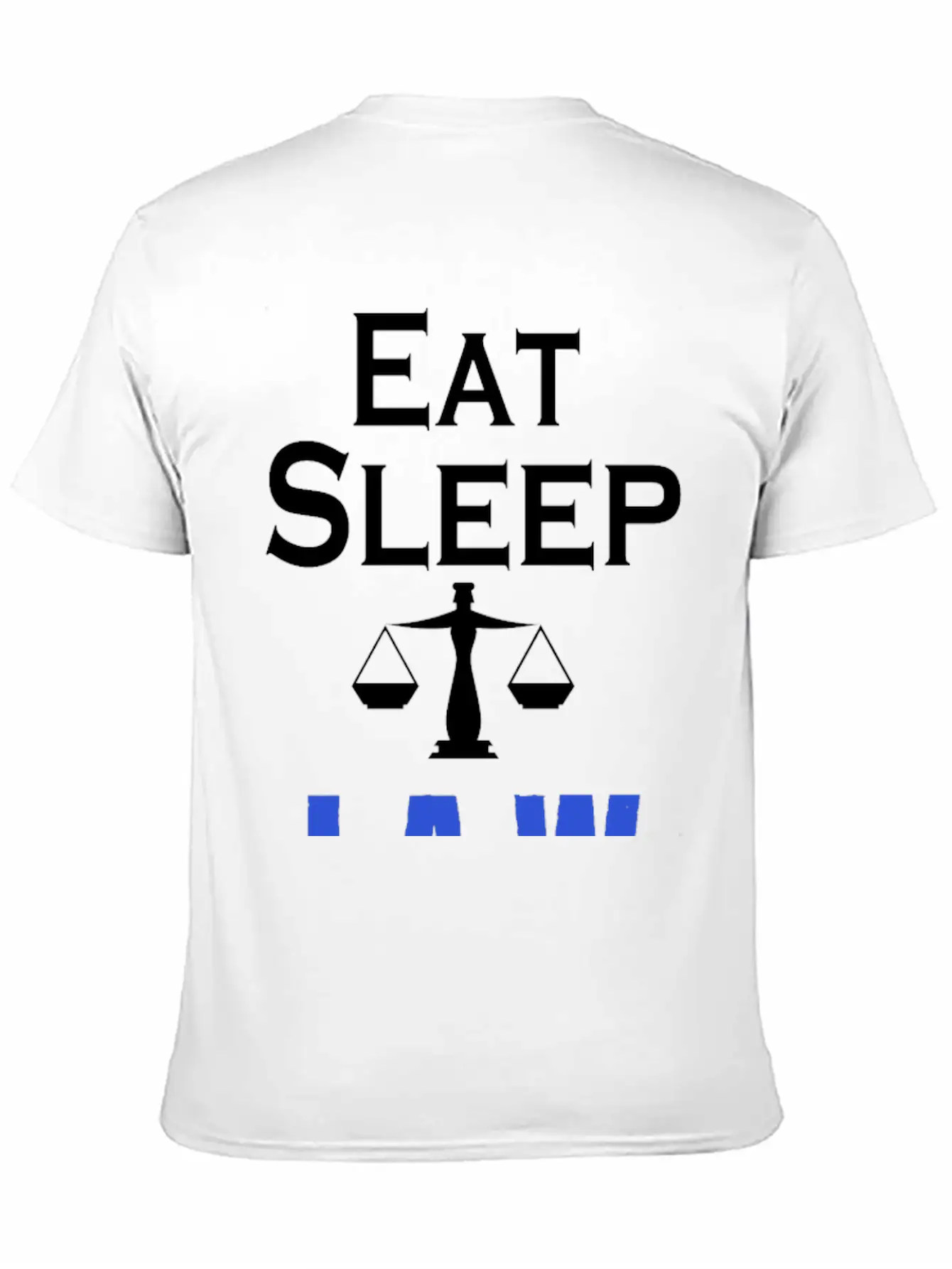 Eat Sleep Law Repeat Stylish Everyday T-Shirt – Unisex Basic Cotton Tee