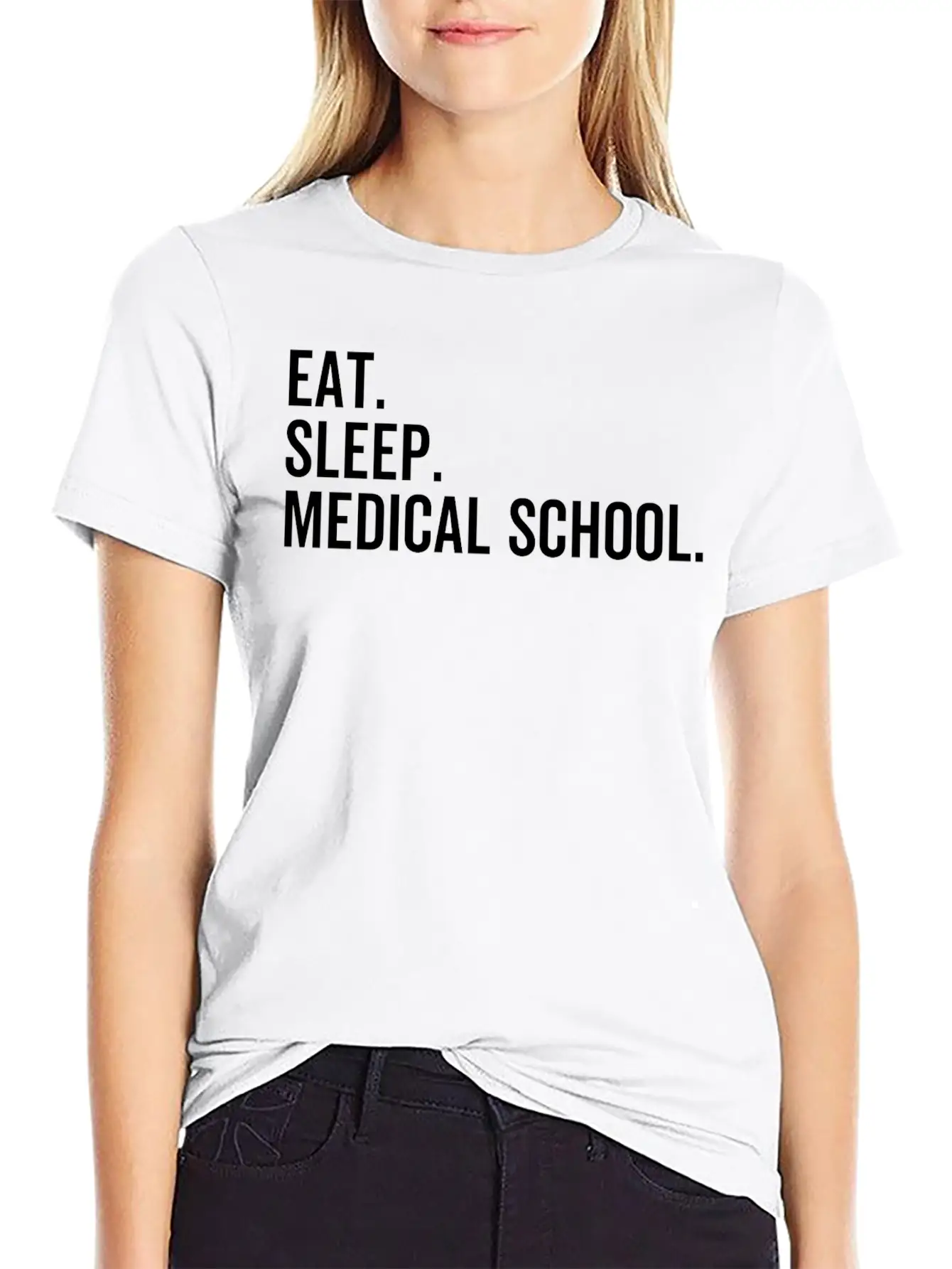 Eat Sleep Medical School Basic Graphic T-Shirt – Daily Comfort In Soft Cotton