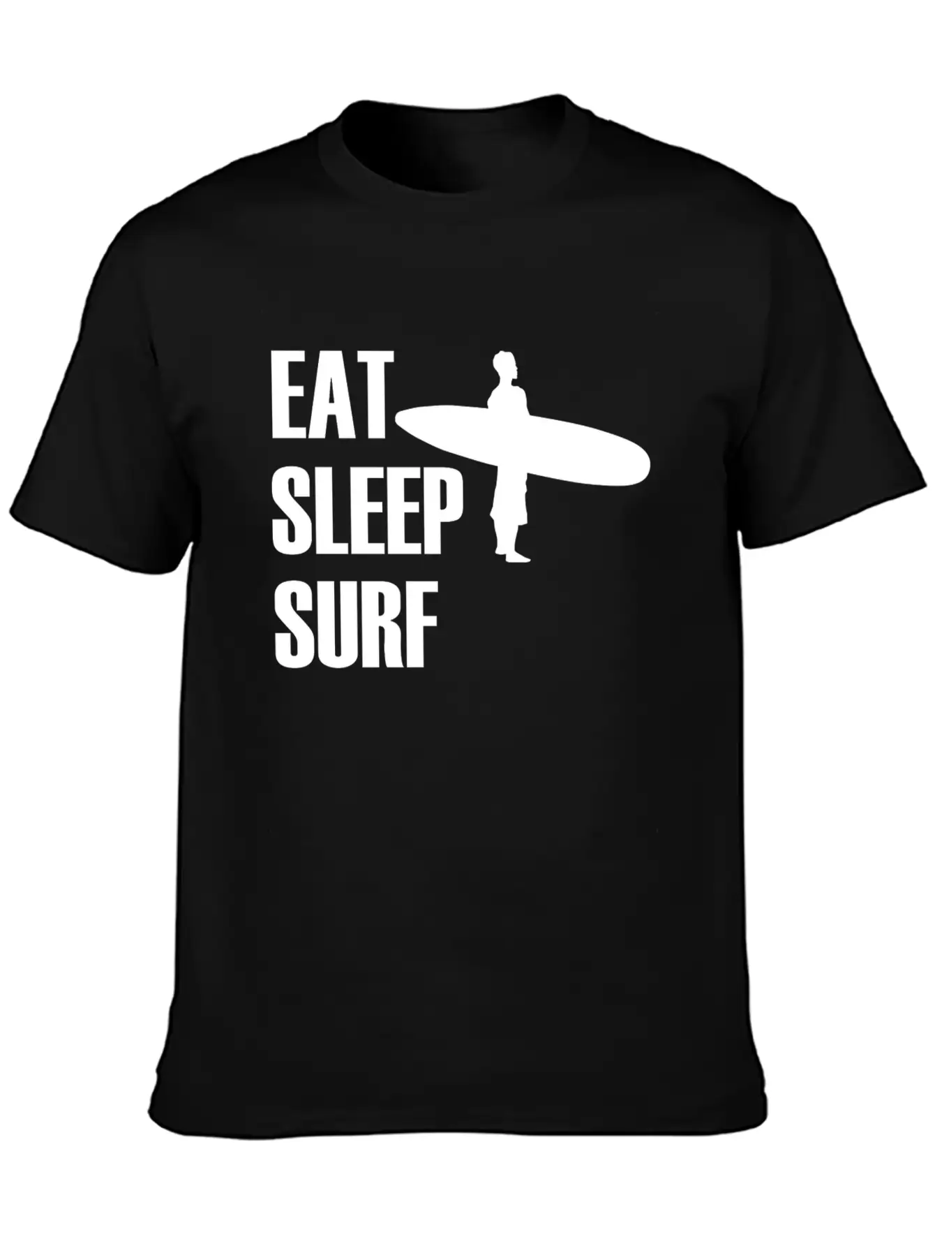 EAT SLEEP SURF2.png Essential Unisex Summer Tee – Soft Cotton Casual Fit