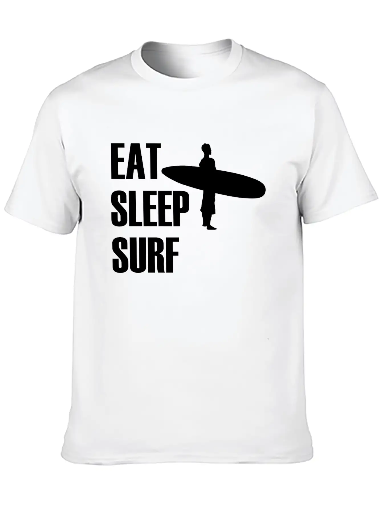 EAT SLEEP SURF2.png Essential Unisex Summer Tee – Soft Cotton Casual Fit