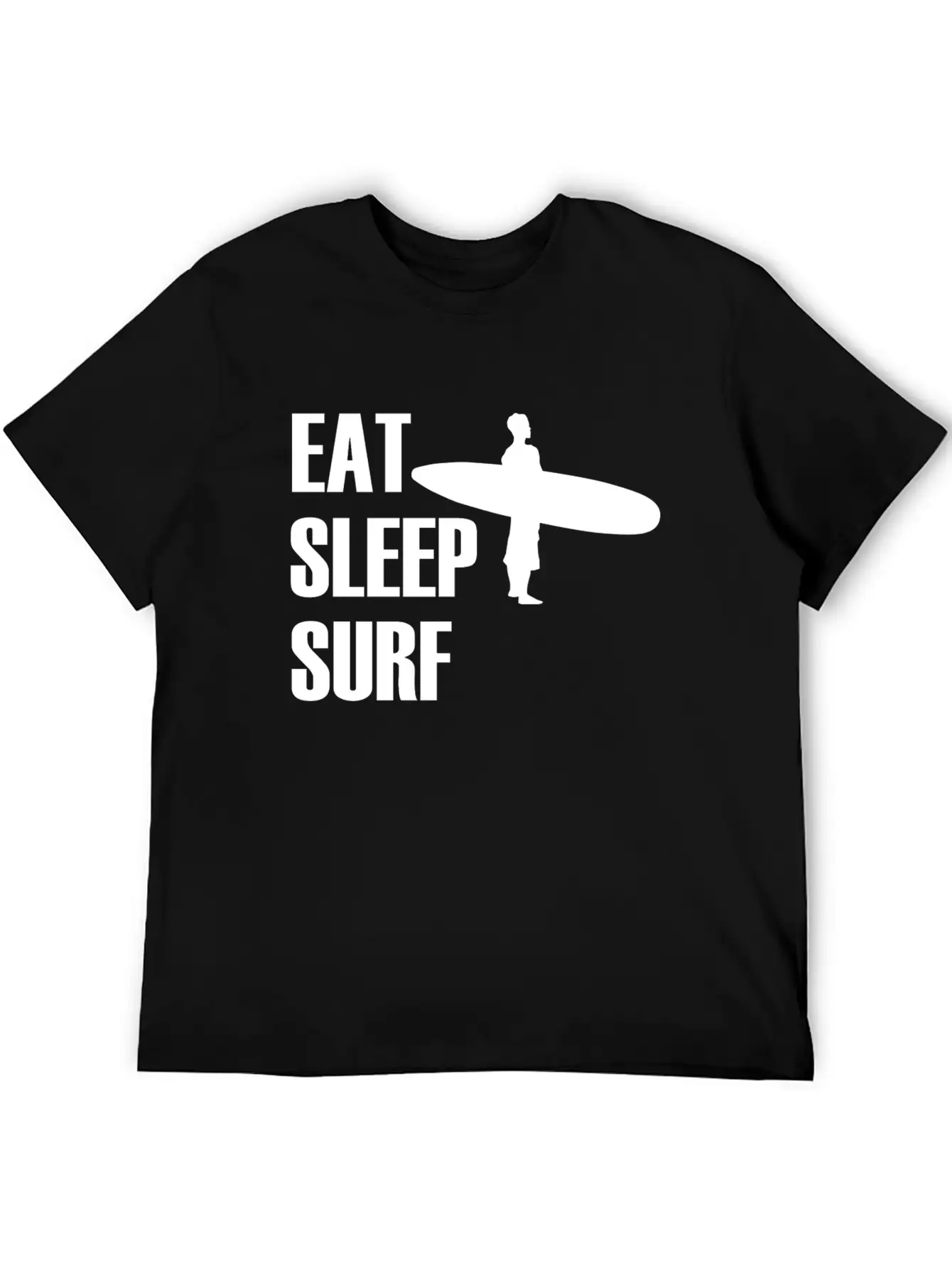 EAT SLEEP SURF2.png Essential Unisex Summer Tee – Soft Cotton Casual Fit