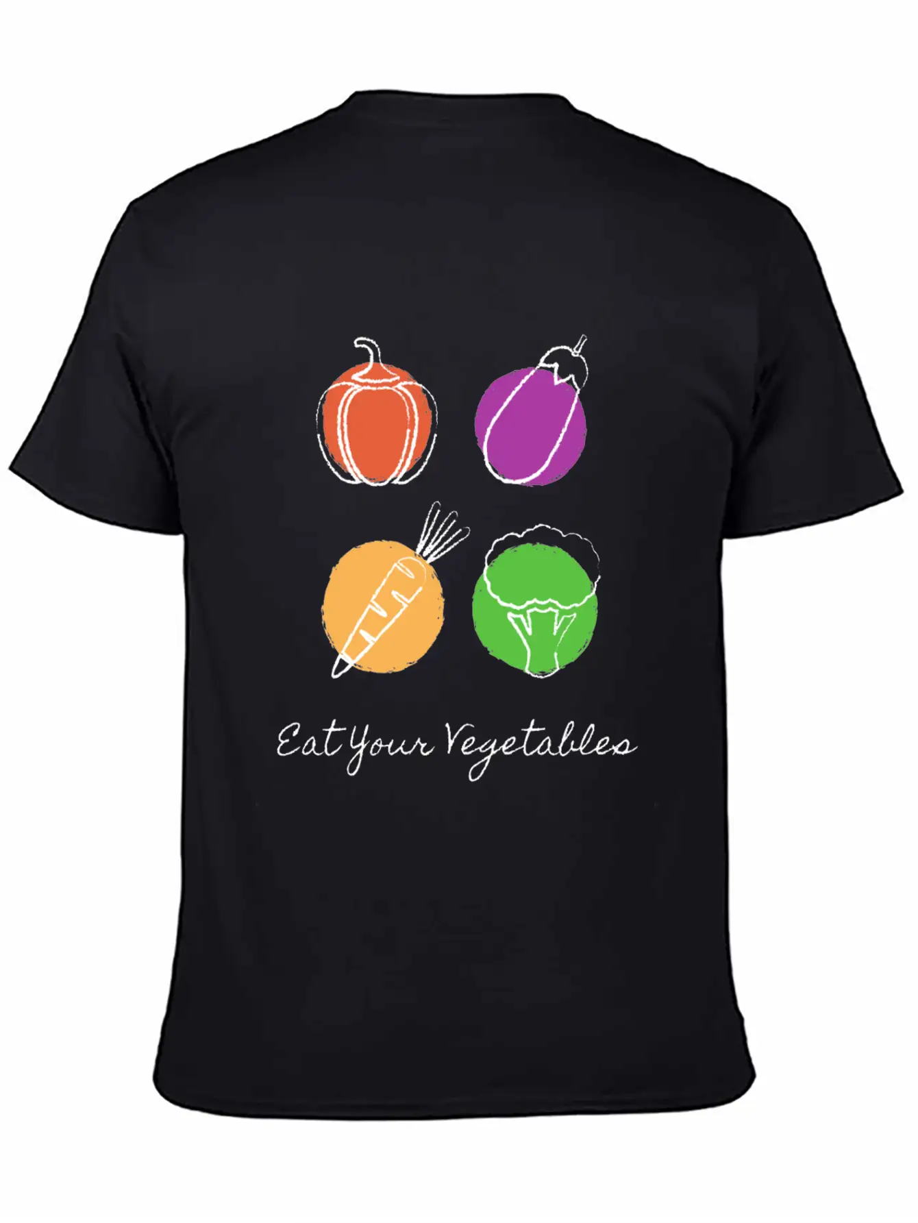 Eat Your Vegetables Stylish Everyday T-Shirt – Unisex Basic Cotton Tee