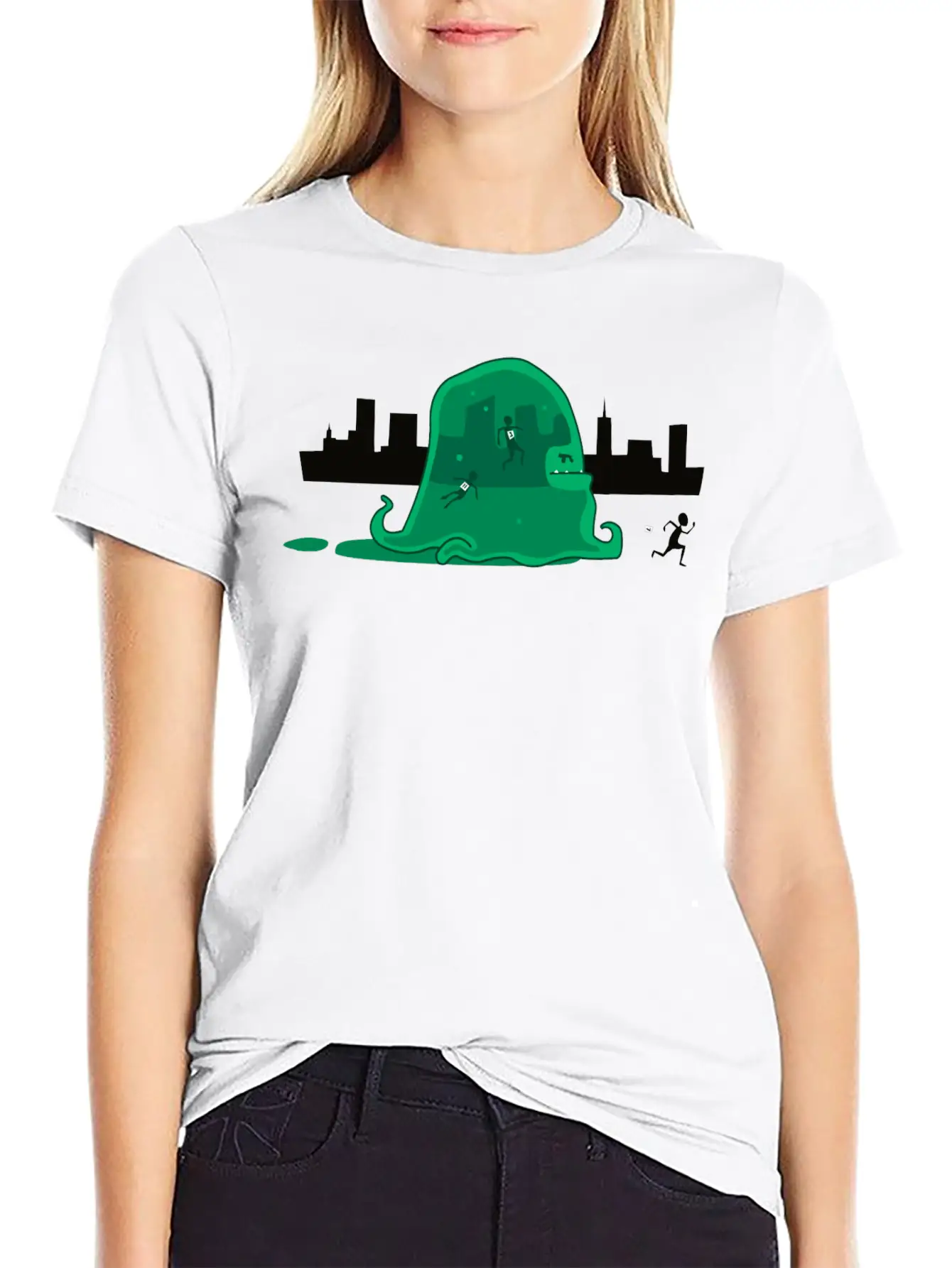 Eating Healthy Remix Unisex Short Sleeve Soft Cotton T-Shirt – Casual Everyday Wear