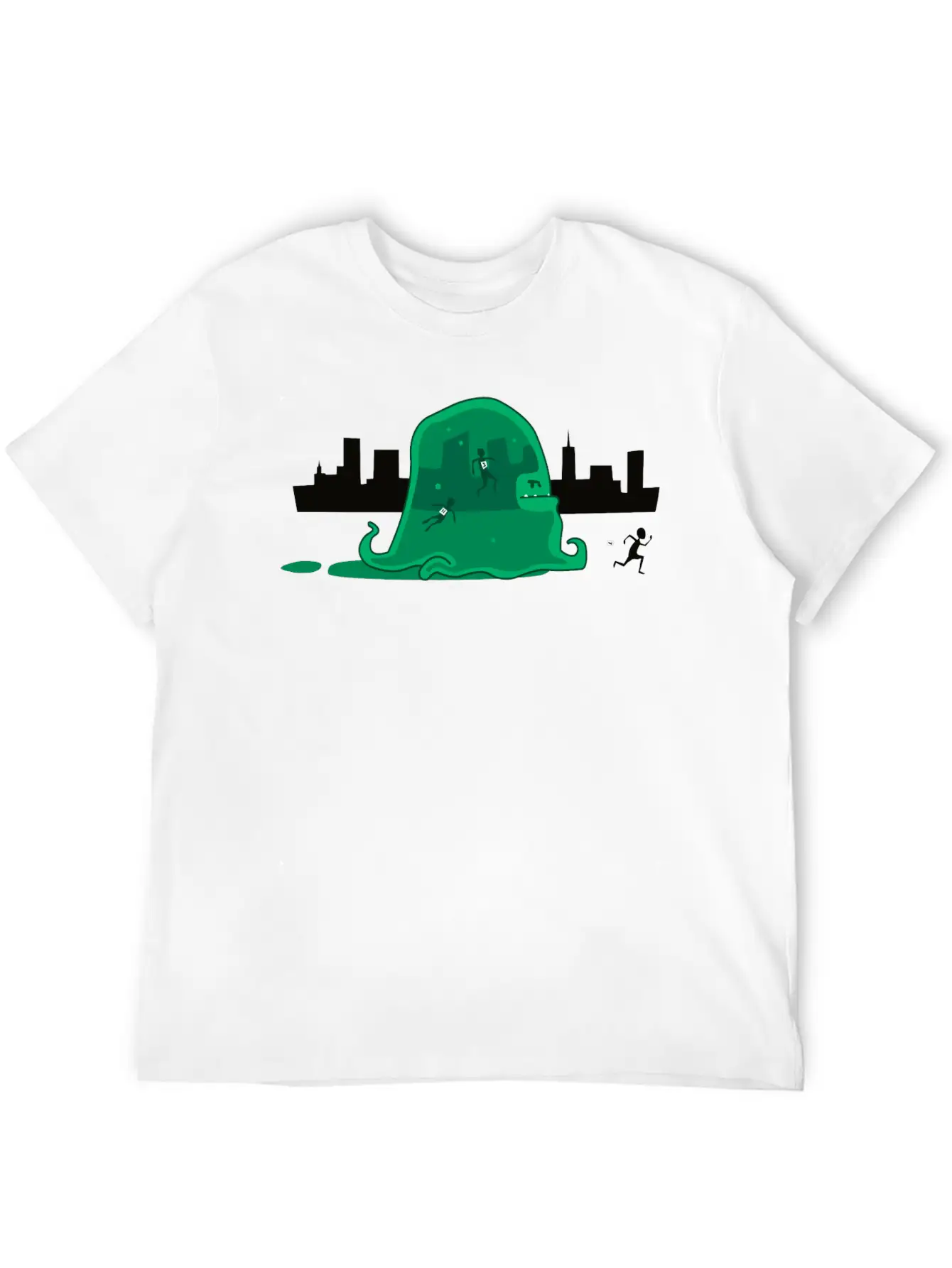 Eating Healthy Remix Unisex Short Sleeve Soft Cotton T-Shirt – Casual Everyday Wear