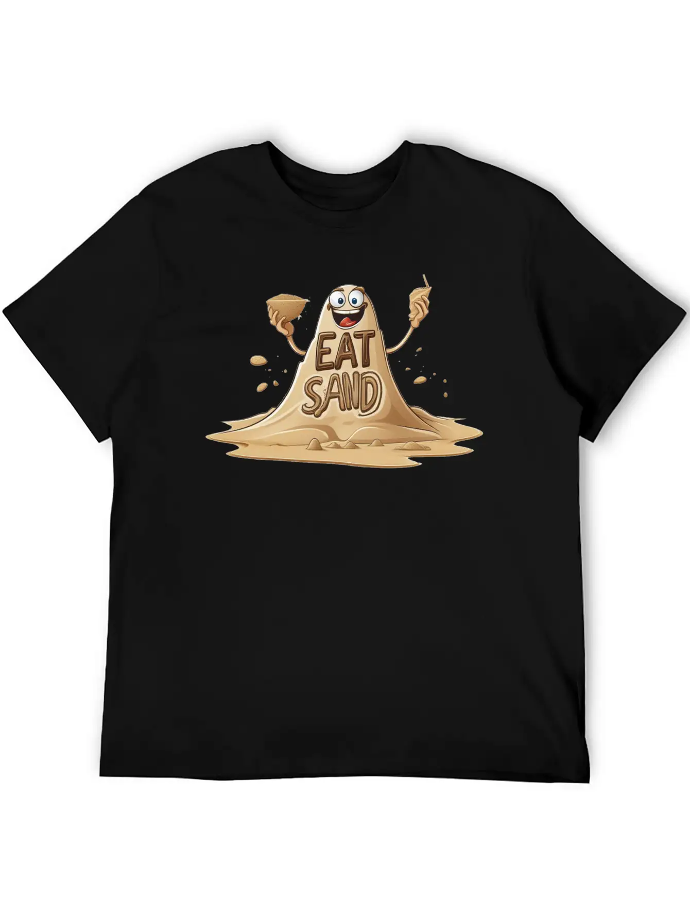 Eating Sand Because Why Conform To Culinary Norms Basic Graphic T-Shirt – Daily Comfort In Soft Cotton