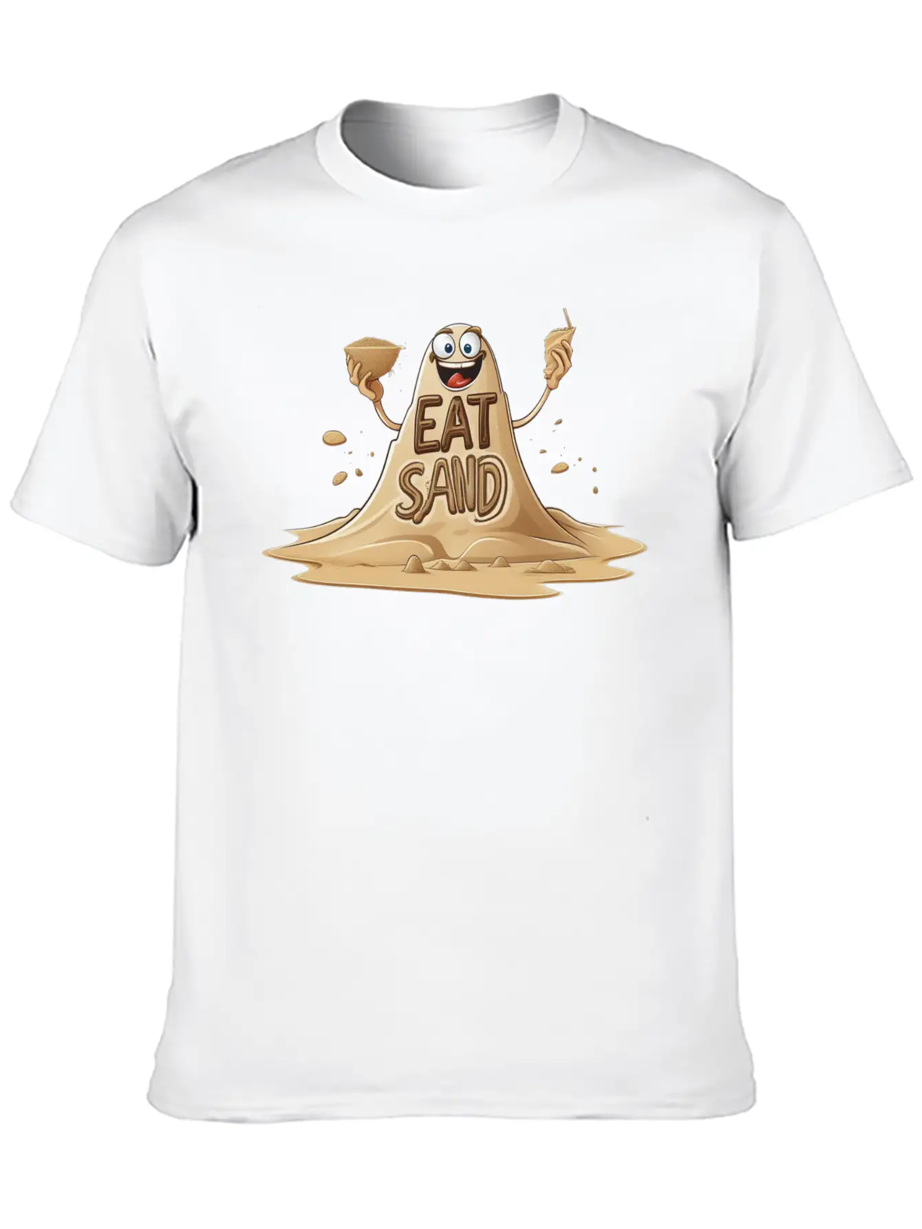 Eating Sand Because Why Conform To Culinary Norms Basic Graphic T-Shirt – Daily Comfort In Soft Cotton