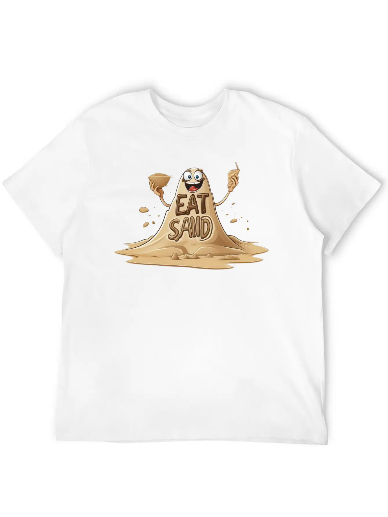 Eating Sand Because Why Conform To Culinary Norms Basic Graphic T-Shirt – Daily Comfort In Soft Cotton