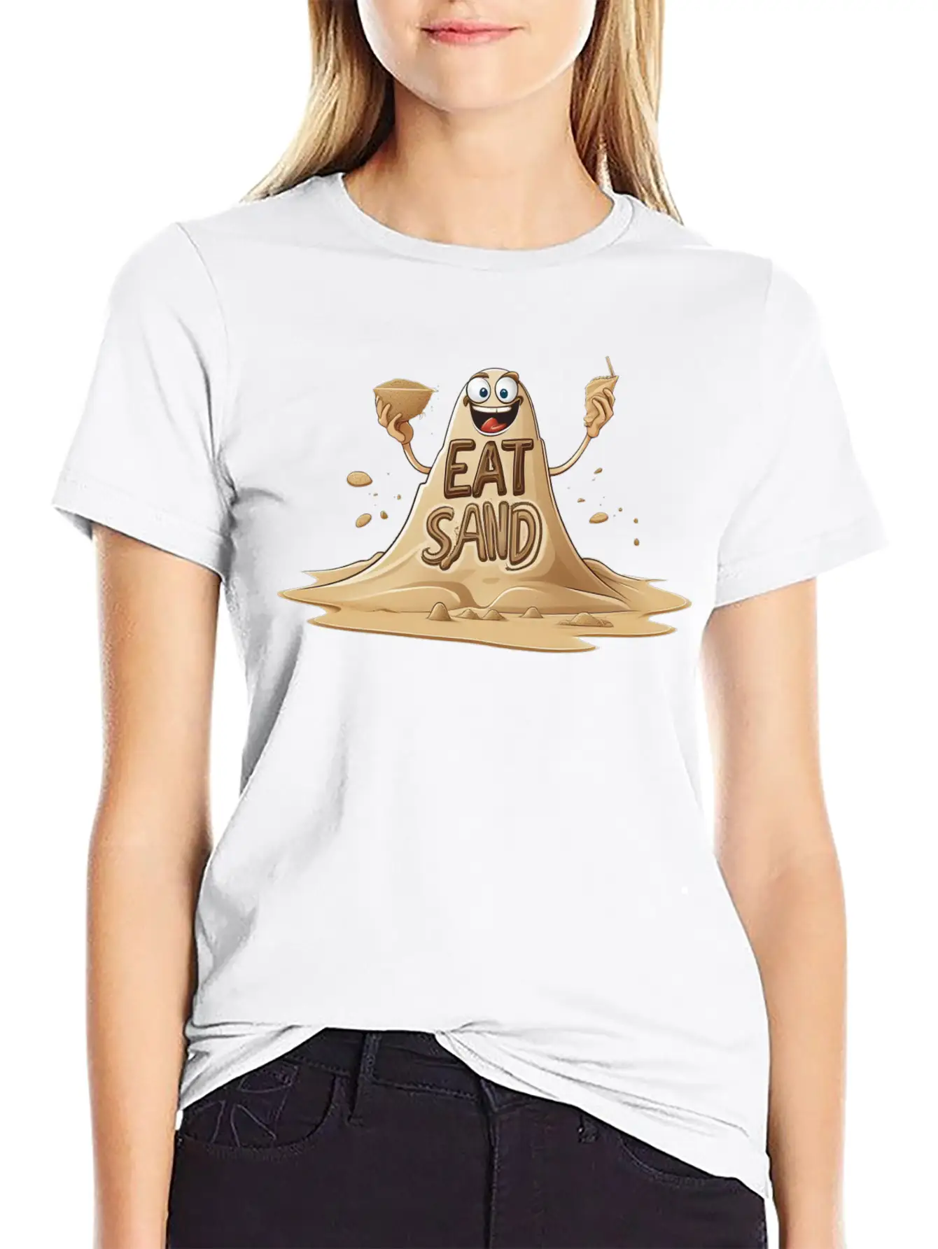 Eating Sand Because Why Conform To Culinary Norms Basic Graphic T-Shirt – Daily Comfort In Soft Cotton