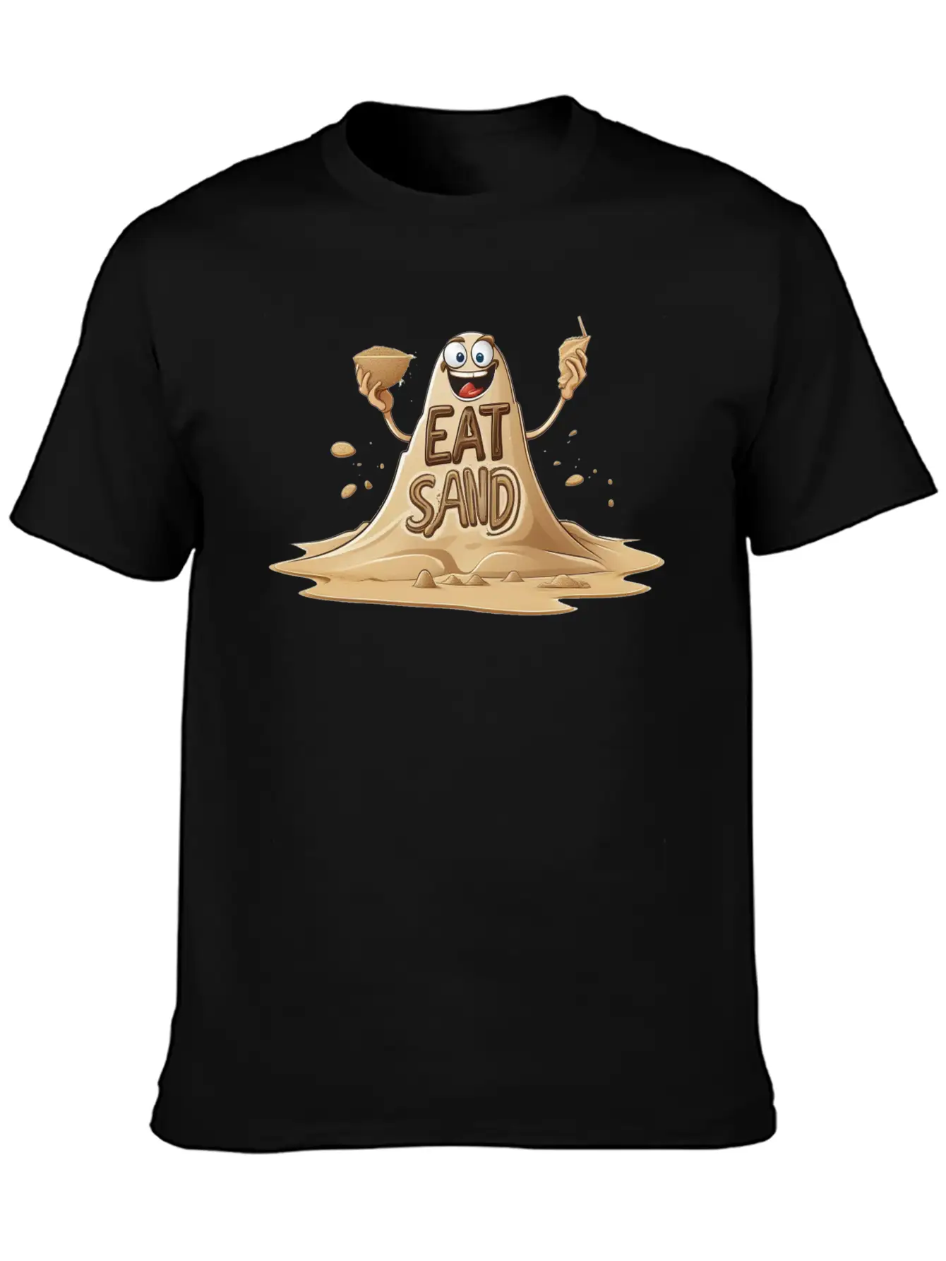 Eating Sand Because Why Conform To Culinary Norms Basic Graphic T-Shirt – Daily Comfort In Soft Cotton