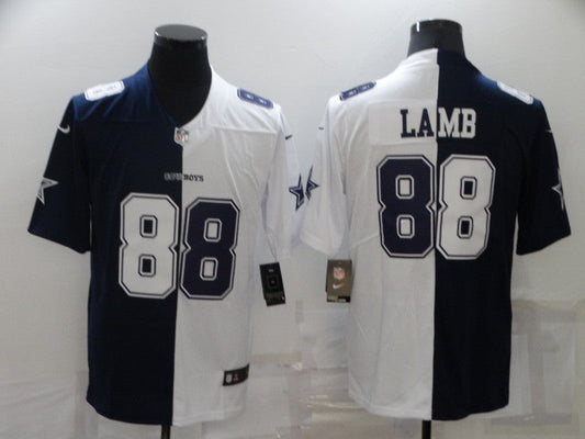 Men's Dallas Cowboys CeeDee Lamb #88 Navy/White Game Jerseys
