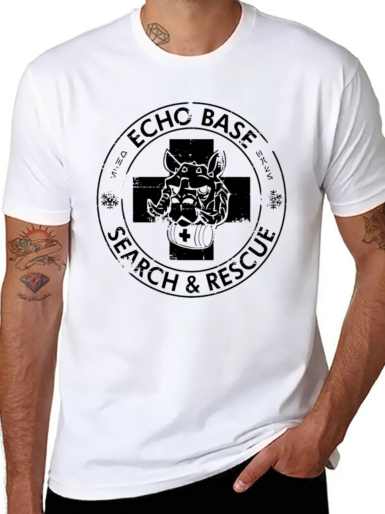 Echo Base Search Rescue Unisex Casual T-Shirt – Clean Design For Daily Comfort