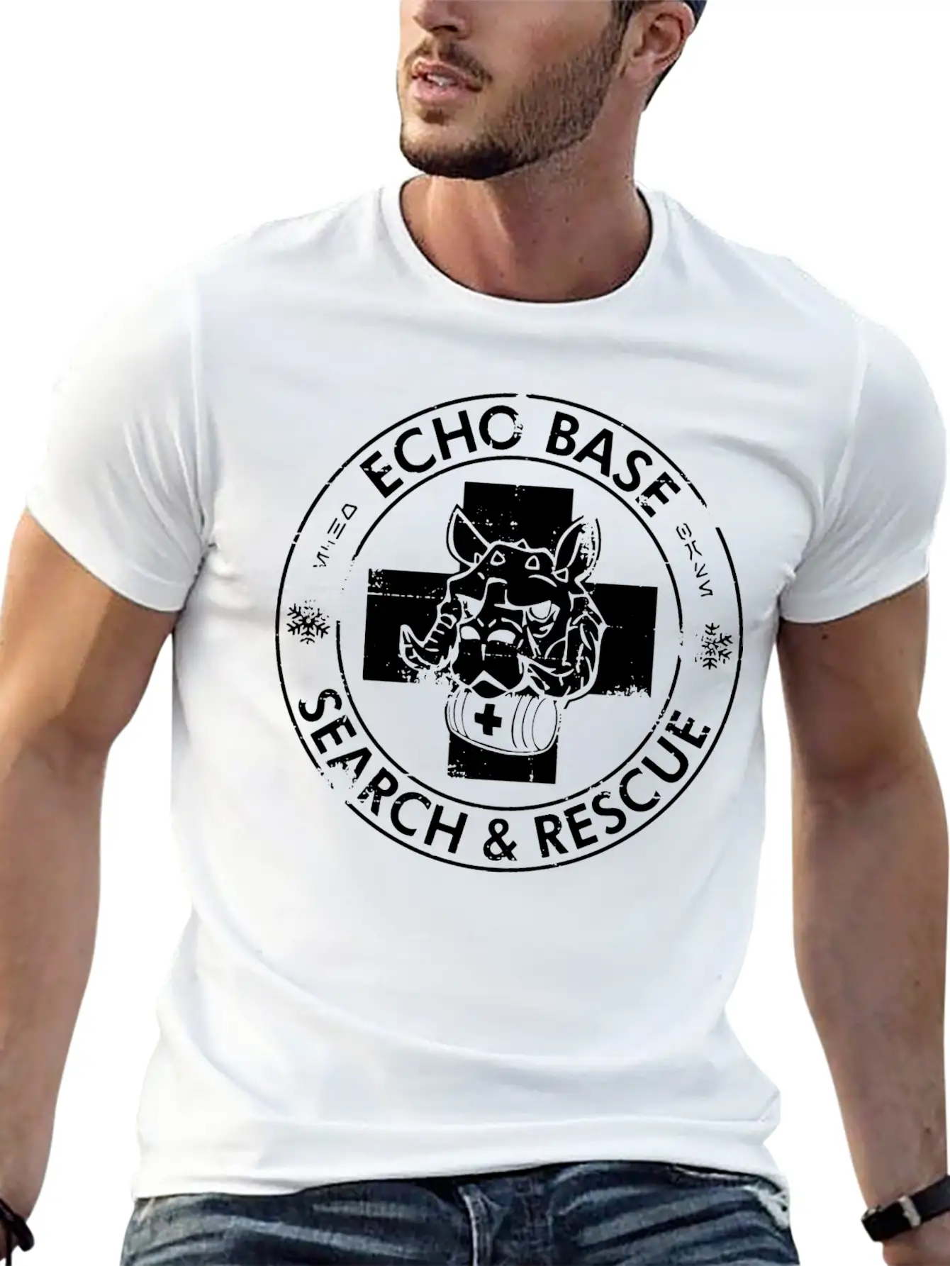 Echo Base Search Rescue Unisex Casual T-Shirt – Clean Design For Daily Comfort