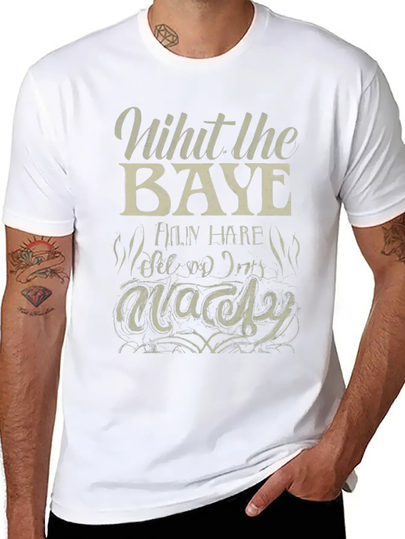 Echoes Of The Baye Unisex Short Sleeve Soft Cotton T-Shirt – Casual Everyday Wear