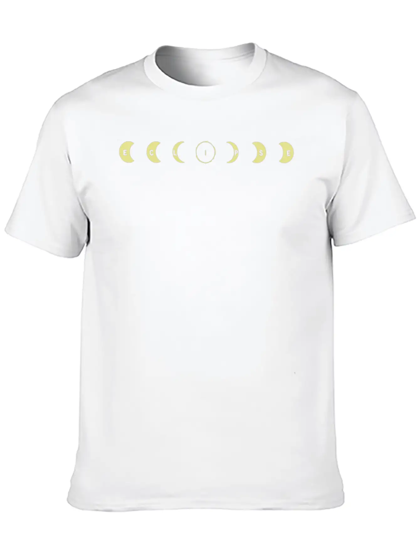 Eclipse Moon Phases Essential Unisex Summer Tee – Soft Cotton Casual Fit