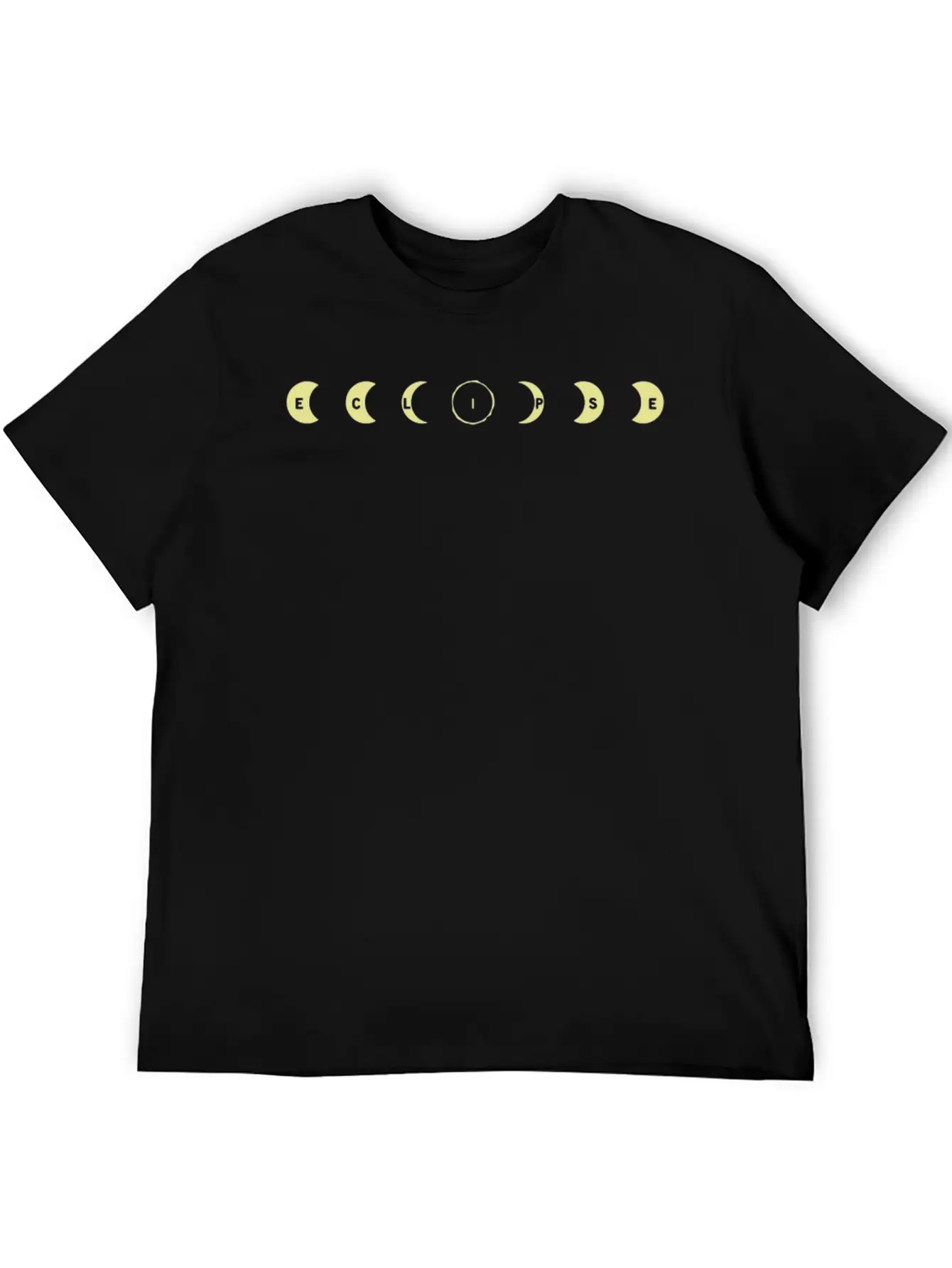 Eclipse Moon Phases Essential Unisex Summer Tee – Soft Cotton Casual Fit