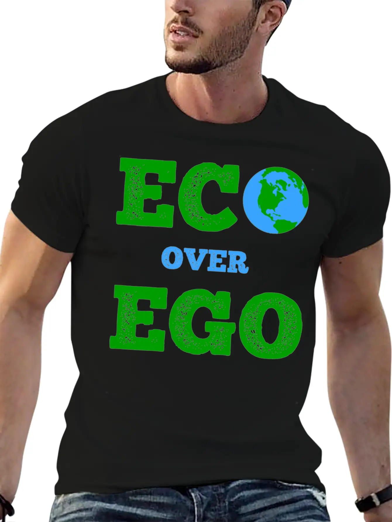 ECO Over EGO Comfortable Minimalist Graphic Tee – Summer Style Essential
