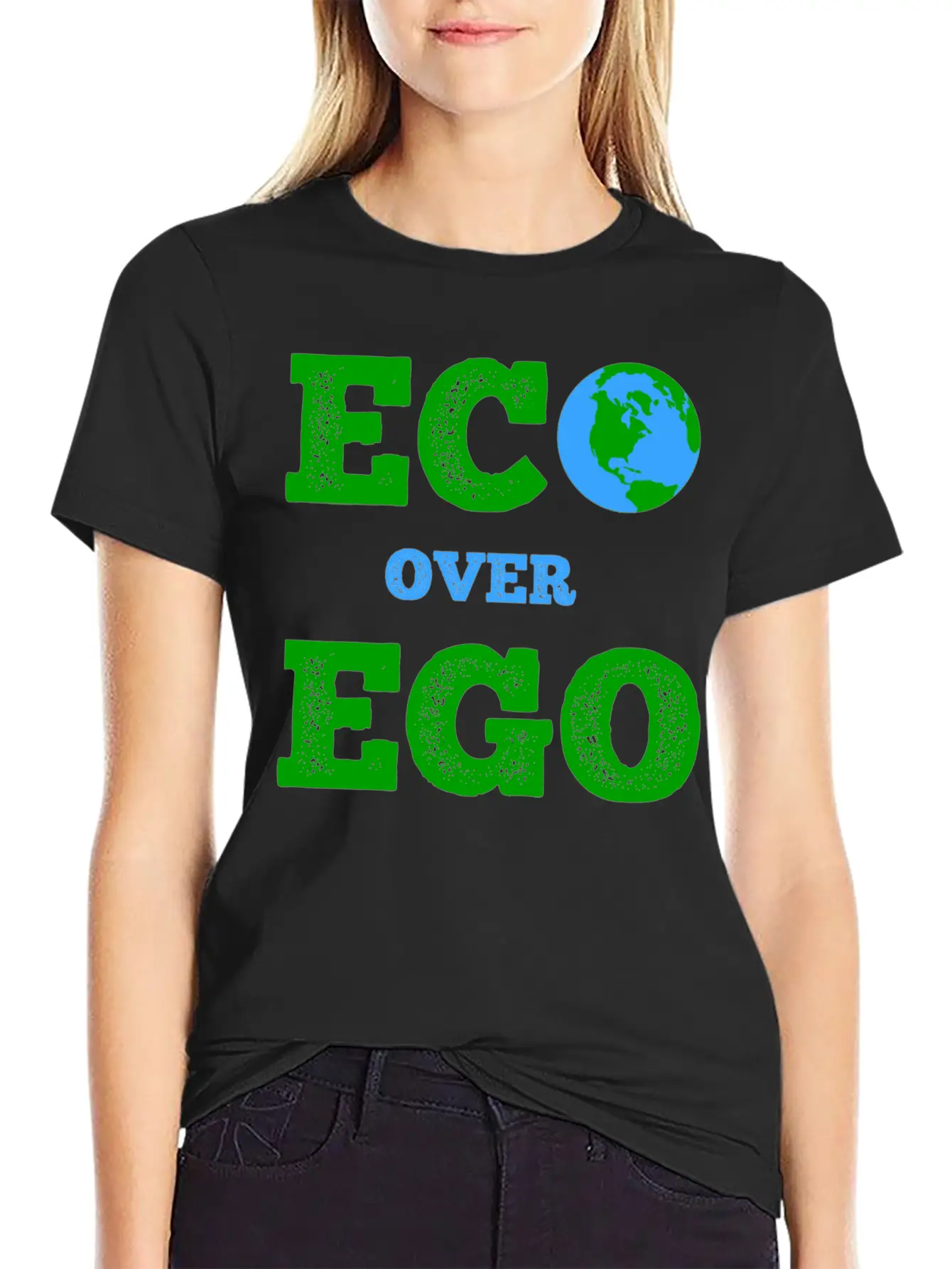 ECO Over EGO Comfortable Minimalist Graphic Tee – Summer Style Essential