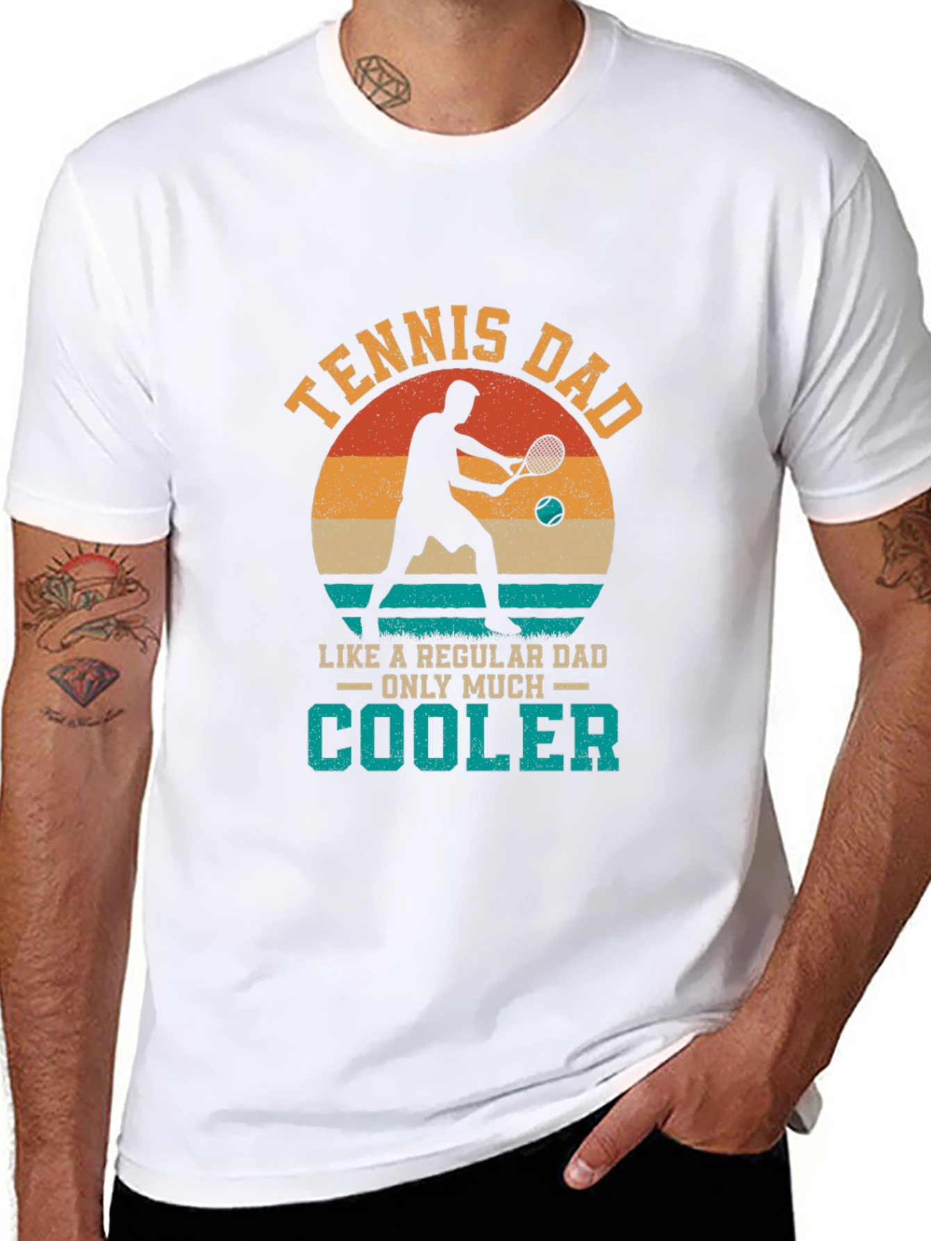 Tennis Dad T-Shirt - Cool Fathers Day Gift!