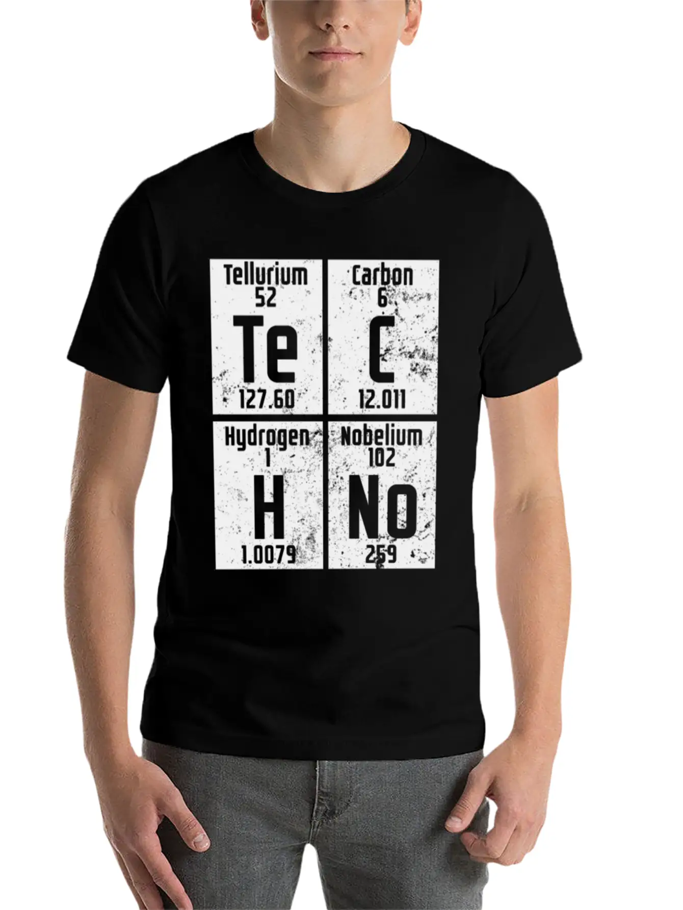 Edm Rave Periodic Table Chemistry Techno Gift Stylish Everyday T-Shirt – Unisex Basic Cotton Tee