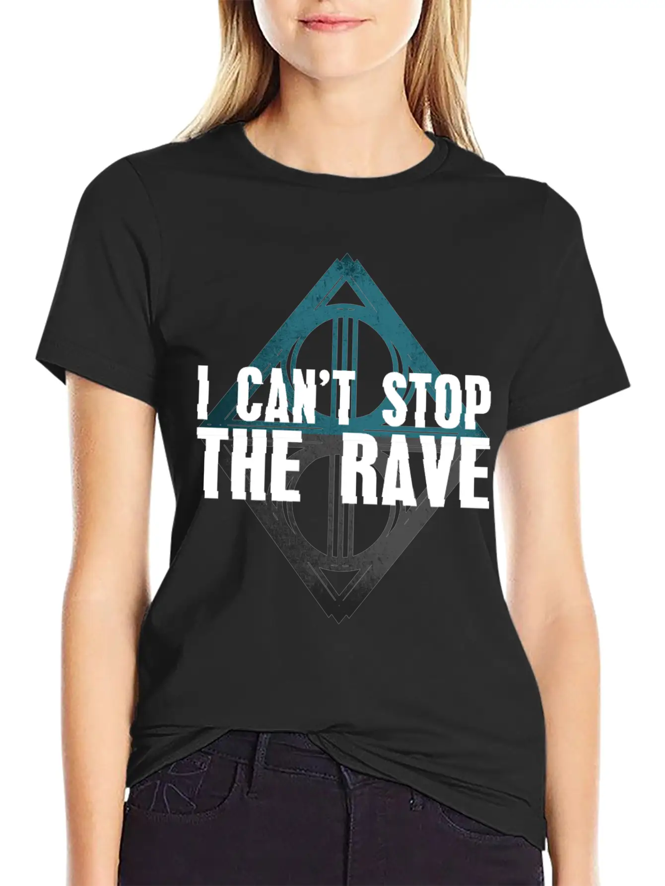 EDM Techno Rave Festival I Can Not Stop The Rave Timeless Short Sleeve Tee – Comfy And Minimalist Design