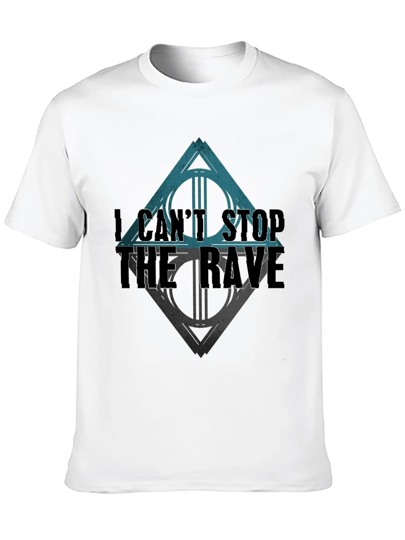 EDM Techno Rave Festival I Can Not Stop The Rave Timeless Short Sleeve Tee – Comfy And Minimalist Design