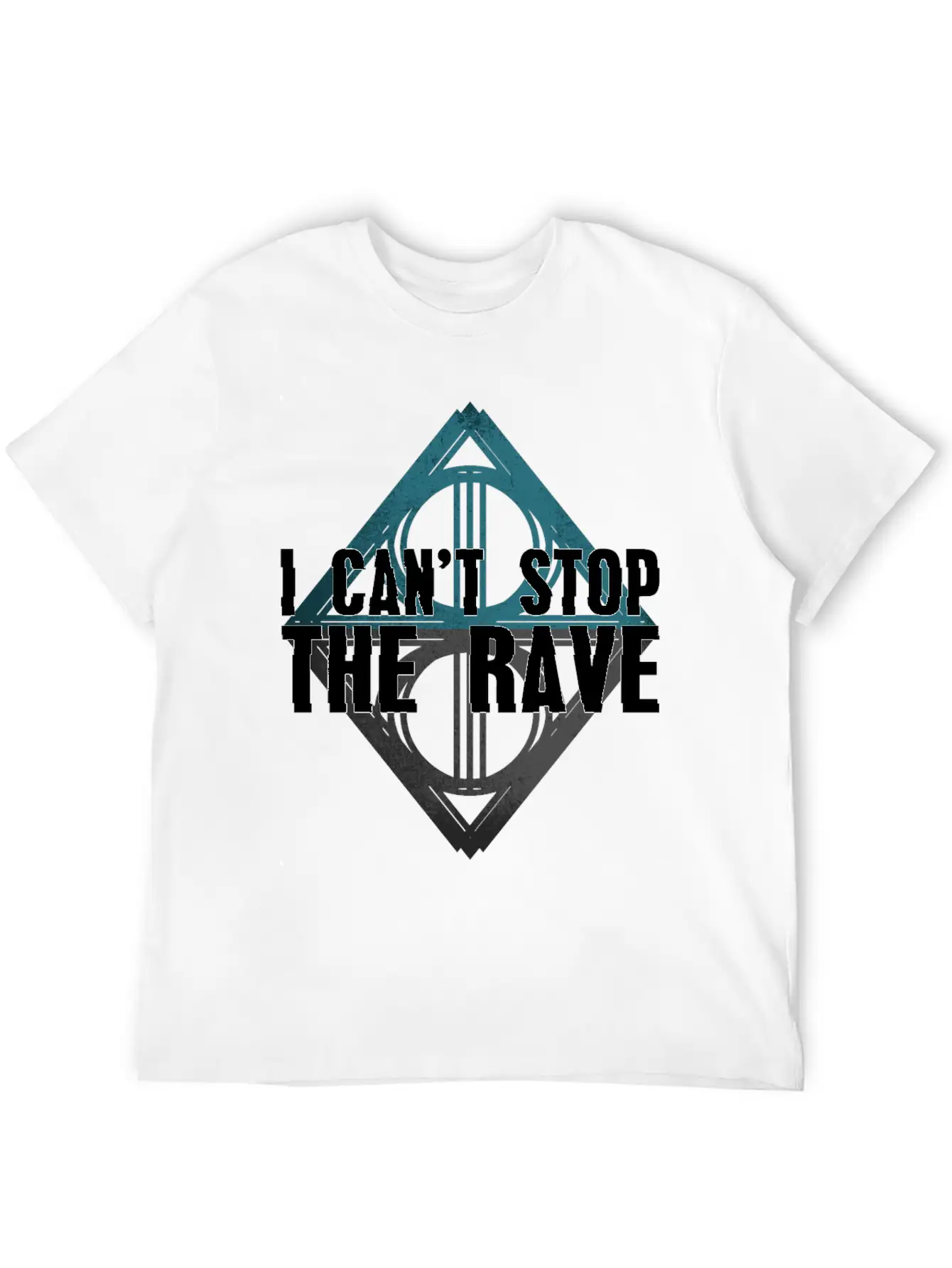 EDM Techno Rave Festival I Can Not Stop The Rave Timeless Short Sleeve Tee – Comfy And Minimalist Design