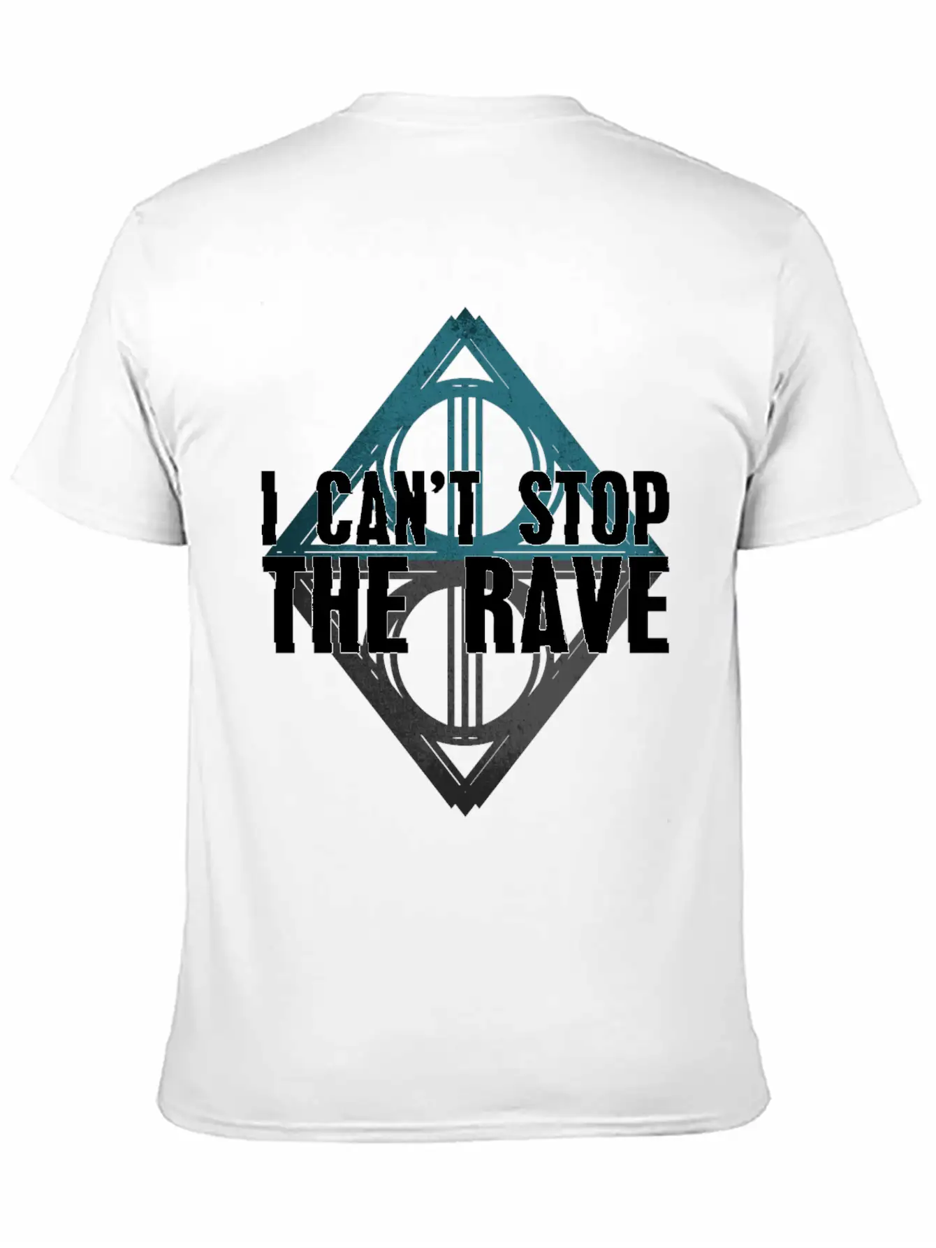 EDM Techno Rave Festival I Can Not Stop The Rave Timeless Short Sleeve Tee – Comfy And Minimalist Design