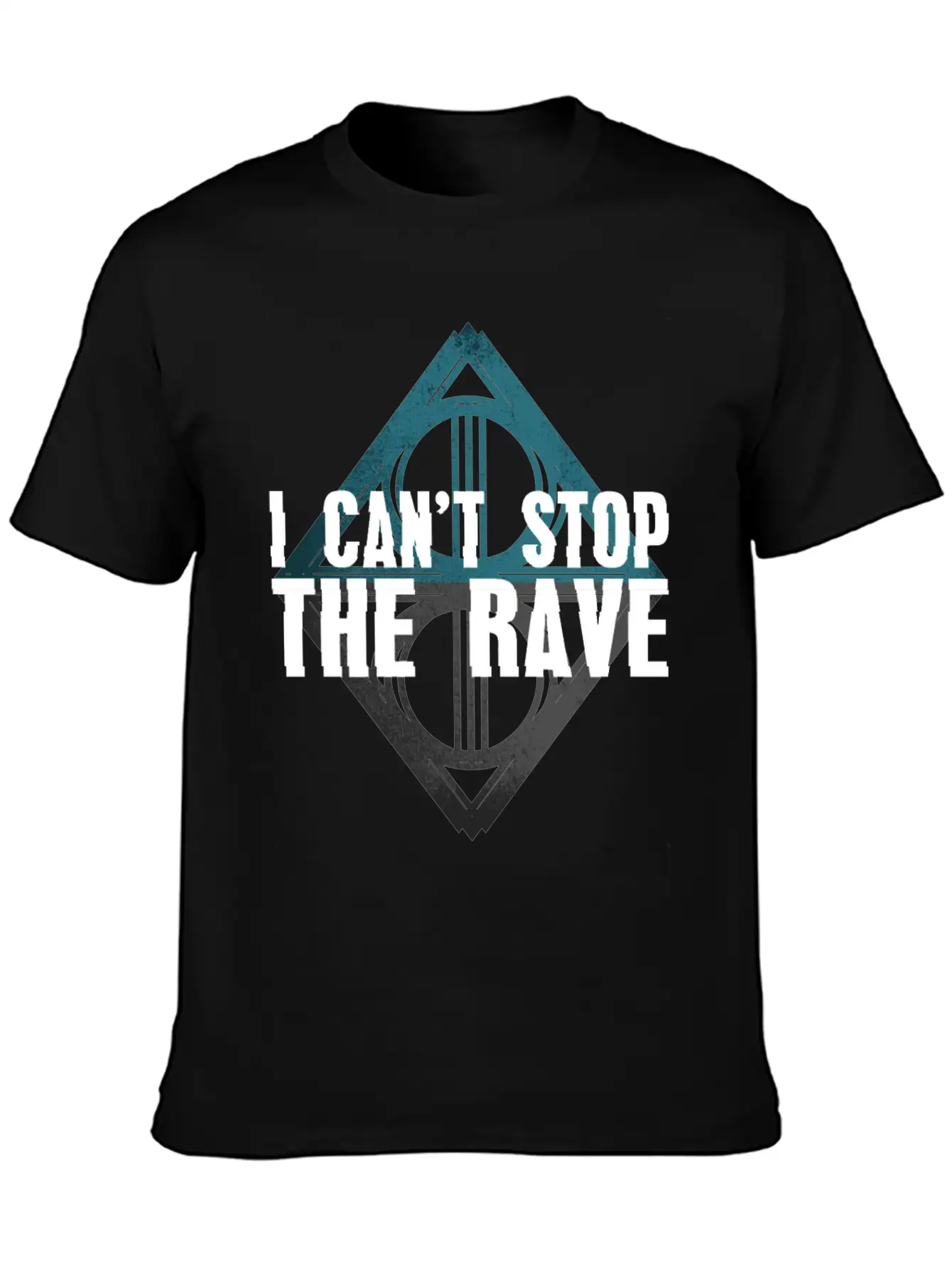 EDM Techno Rave Festival I Can Not Stop The Rave Timeless Short Sleeve Tee – Comfy And Minimalist Design