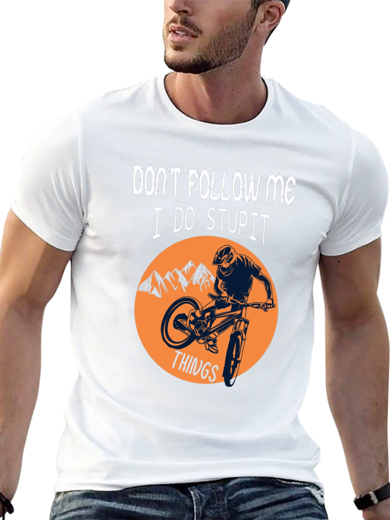 Dont Follow Me Graphic T-Shirt - Mountain Biking