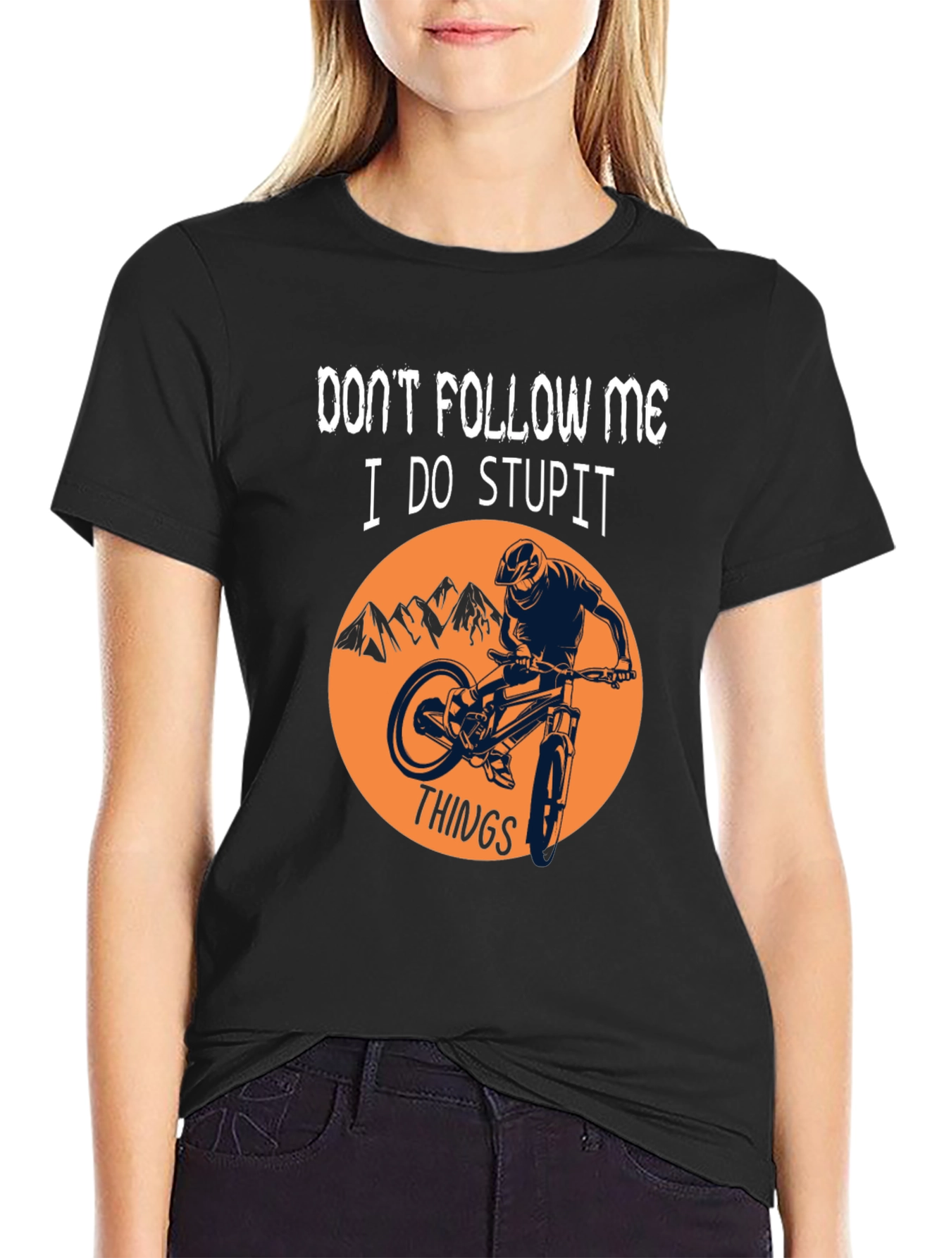 Dont Follow Me Graphic T-Shirt - Mountain Biking