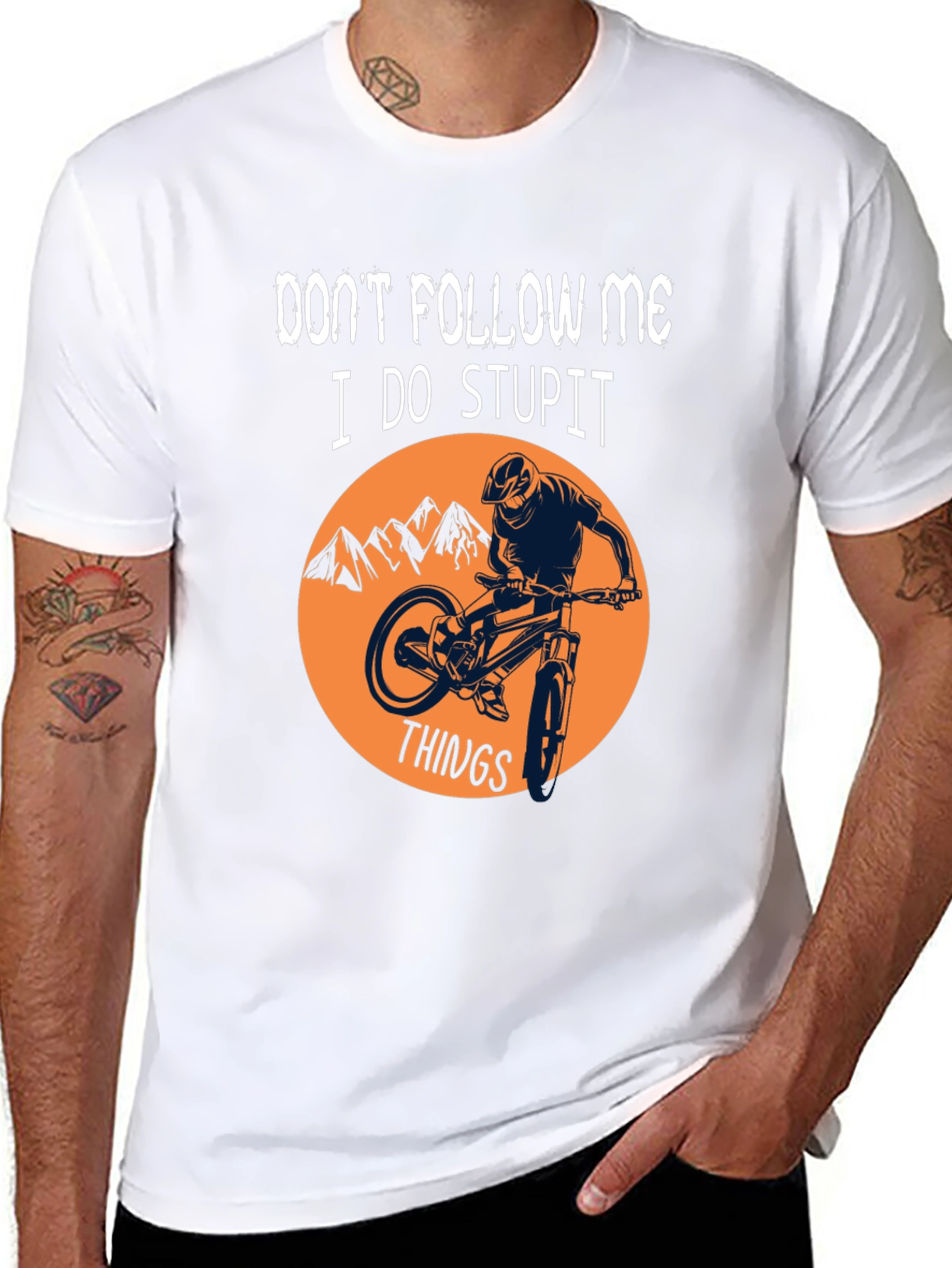 Dont Follow Me Graphic T-Shirt - Mountain Biking