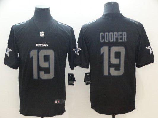 Men's Dallas Cowboys Amari Cooper #19 Black Alternate Player Game Jerseys