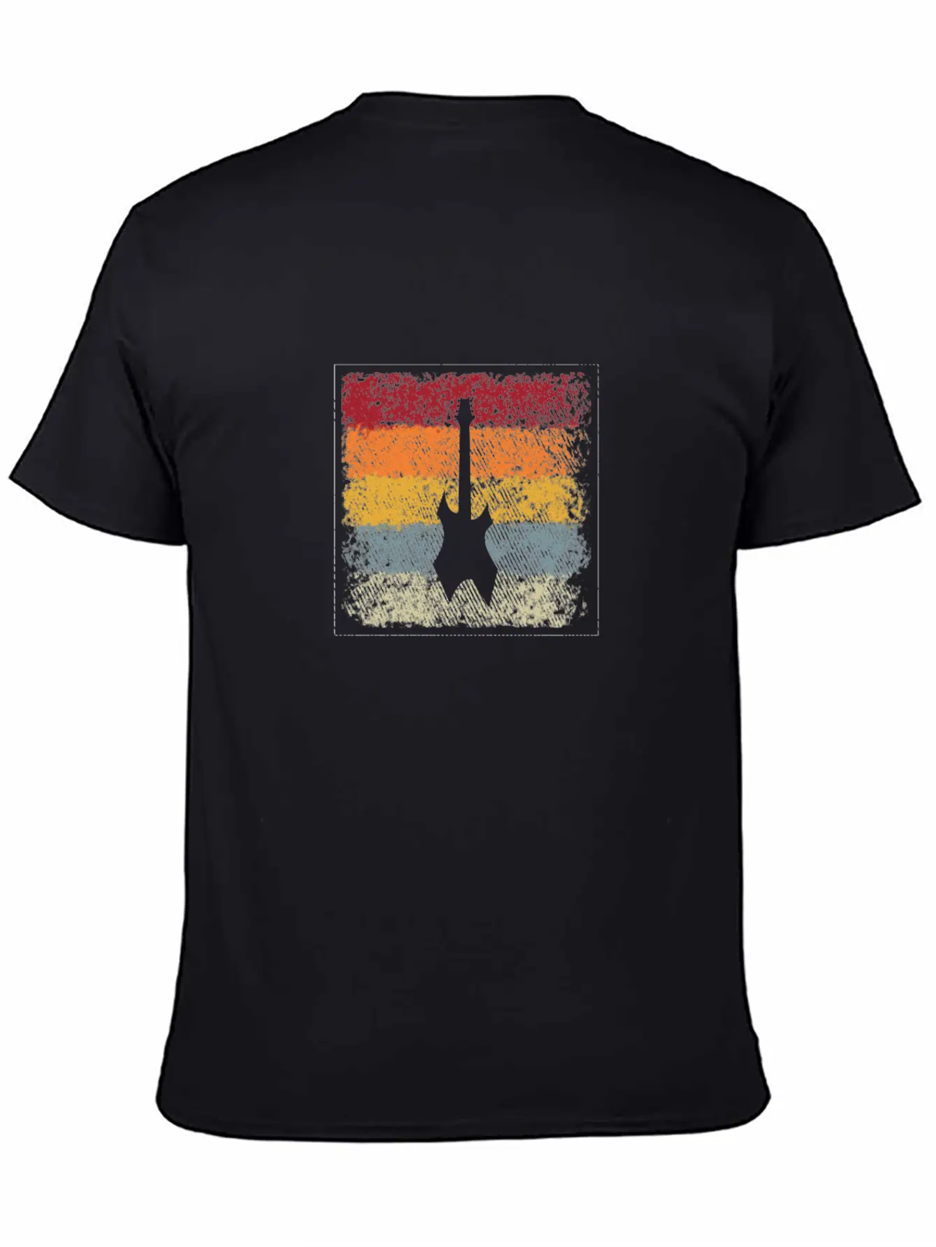 Eguitar Retro Comfortable Minimalist Graphic Tee – Summer Style Essential