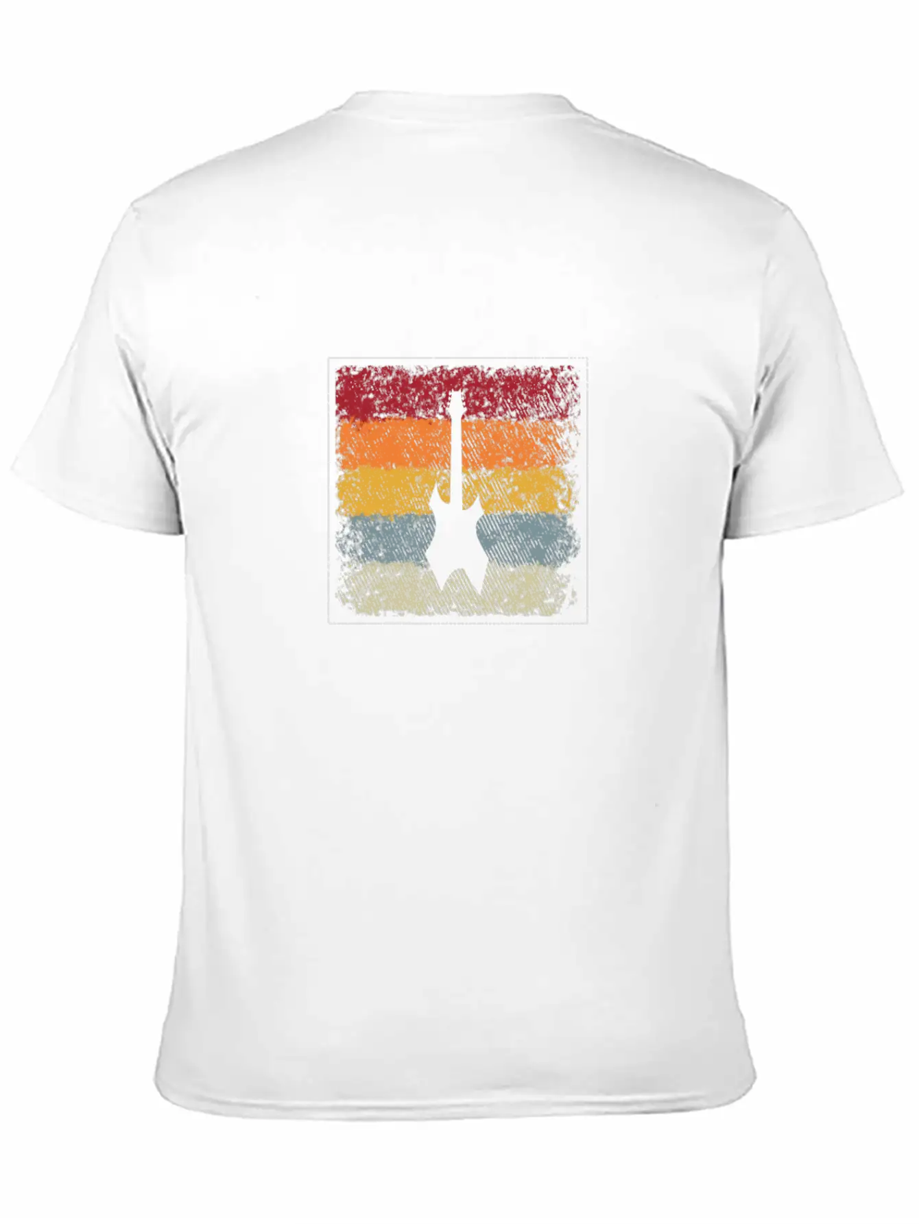 Eguitar Retro Comfortable Minimalist Graphic Tee – Summer Style Essential