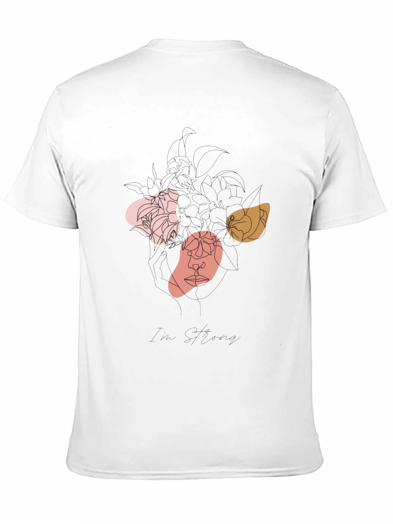 Abstract Art Print Black Tee