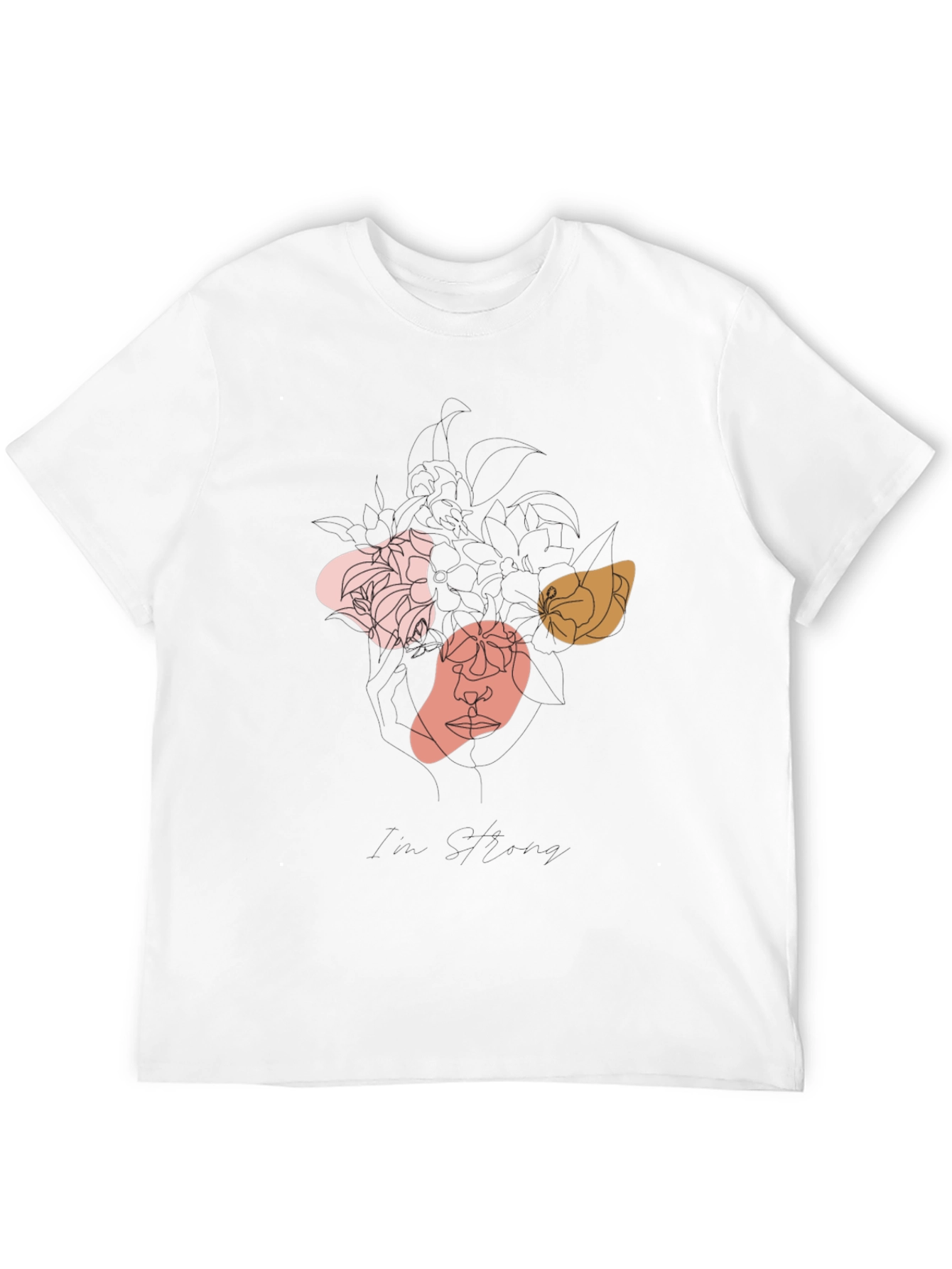 Abstract Art Print Black Tee