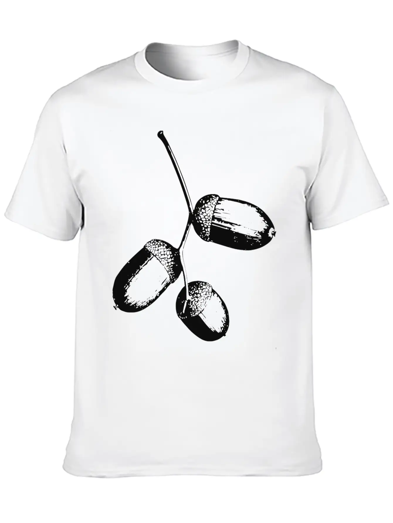 Eicheln-fruechte-eiche-1 Stylish Everyday T-Shirt – Unisex Basic Cotton Tee