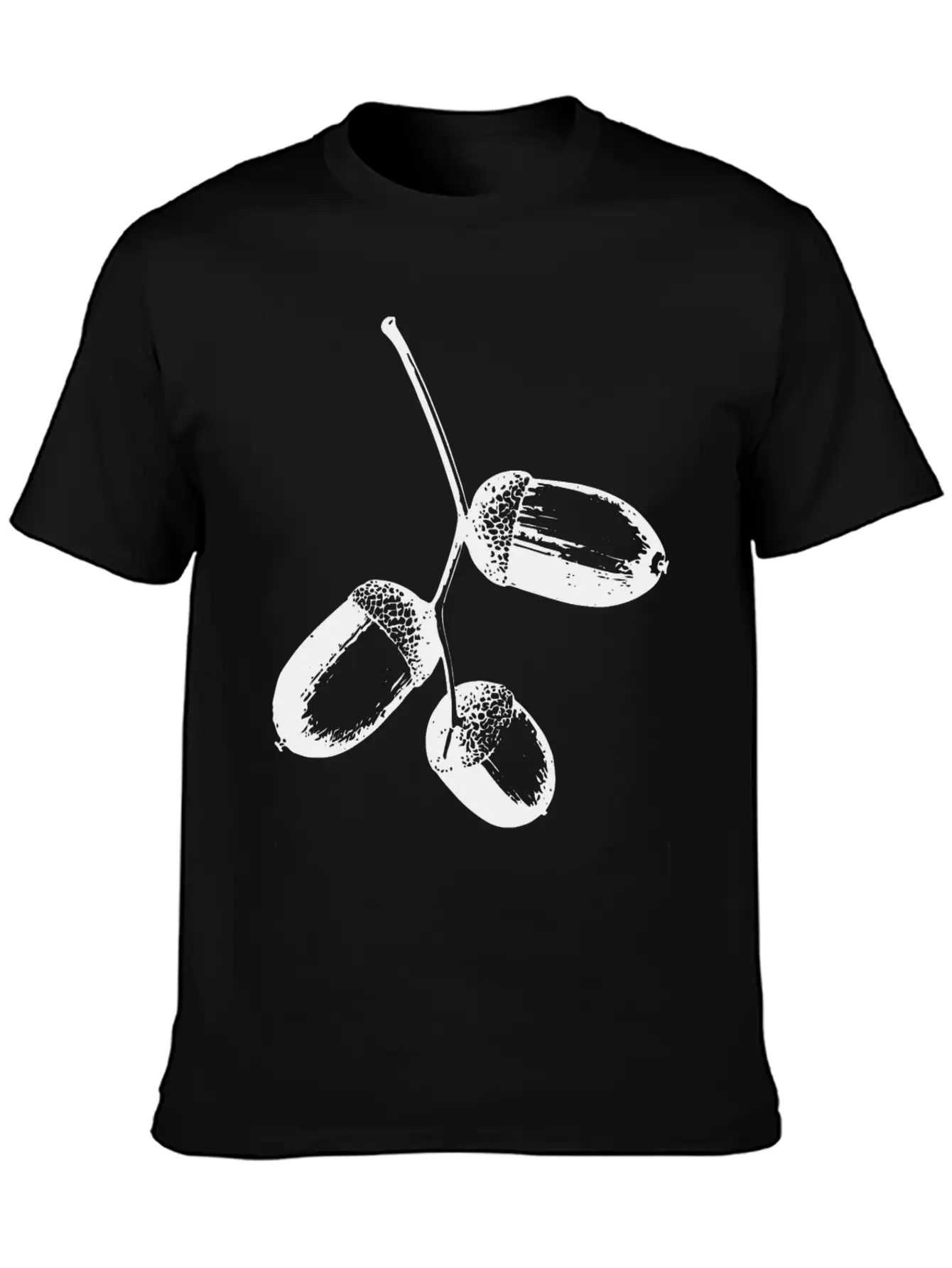 Eicheln-fruechte-eiche-1 Stylish Everyday T-Shirt – Unisex Basic Cotton Tee