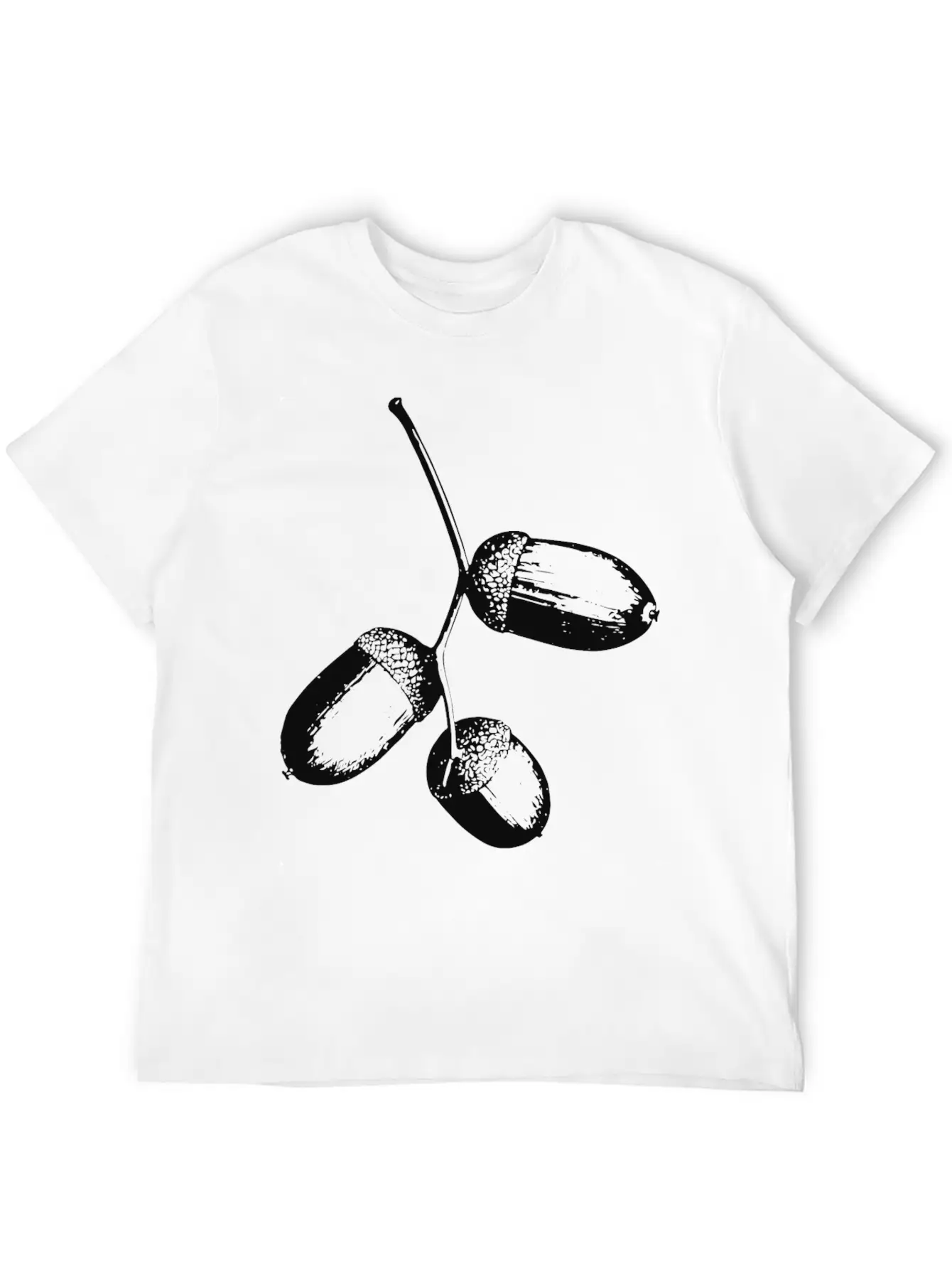 Eicheln-fruechte-eiche-1 Stylish Everyday T-Shirt – Unisex Basic Cotton Tee