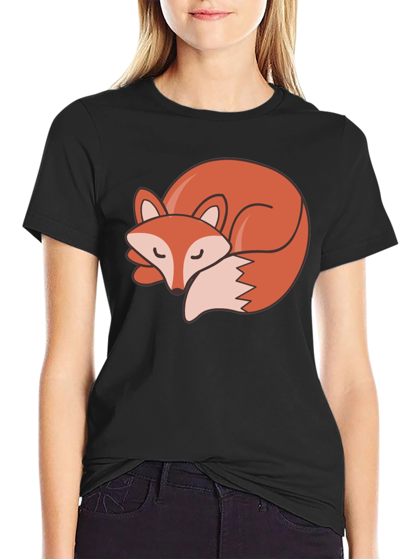 Fox Graphic Tee - Mens Black T-Shirt