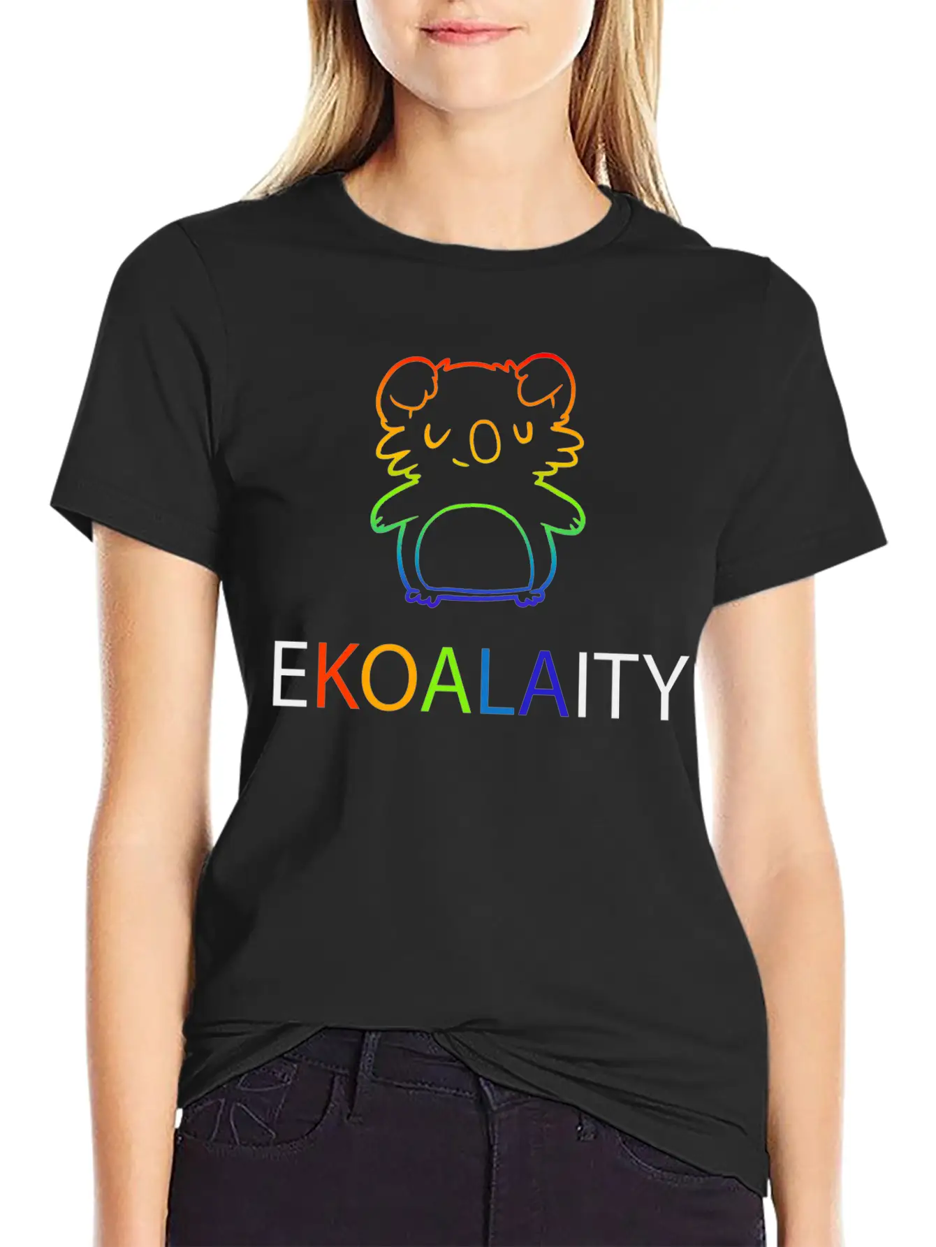 EKOALITY Love Pride - Gay Pride Design Unisex Stylish Everyday T-Shirt – Unisex Basic Cotton Tee