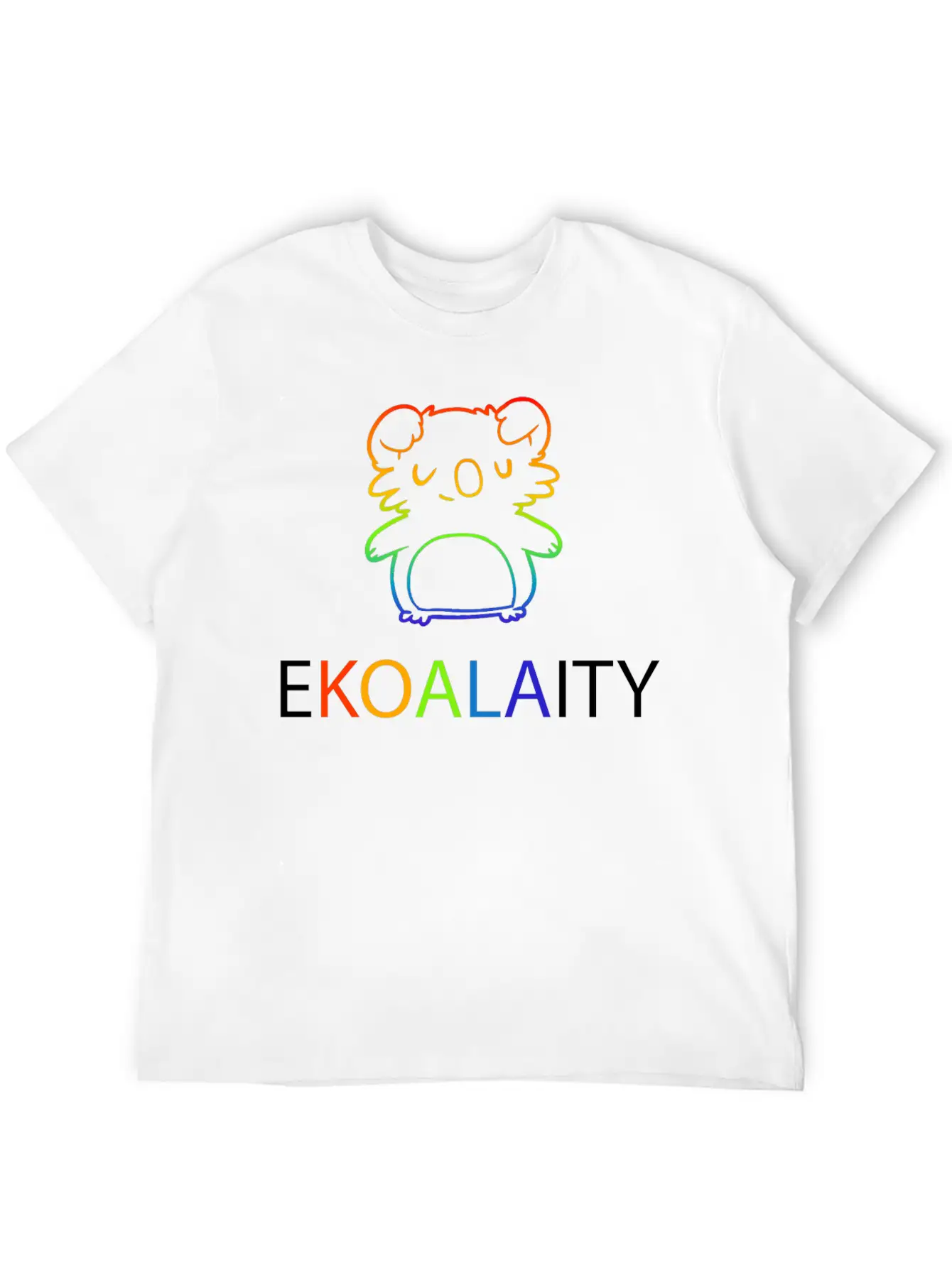 EKOALITY Love Pride - Gay Pride Design Unisex Stylish Everyday T-Shirt – Unisex Basic Cotton Tee