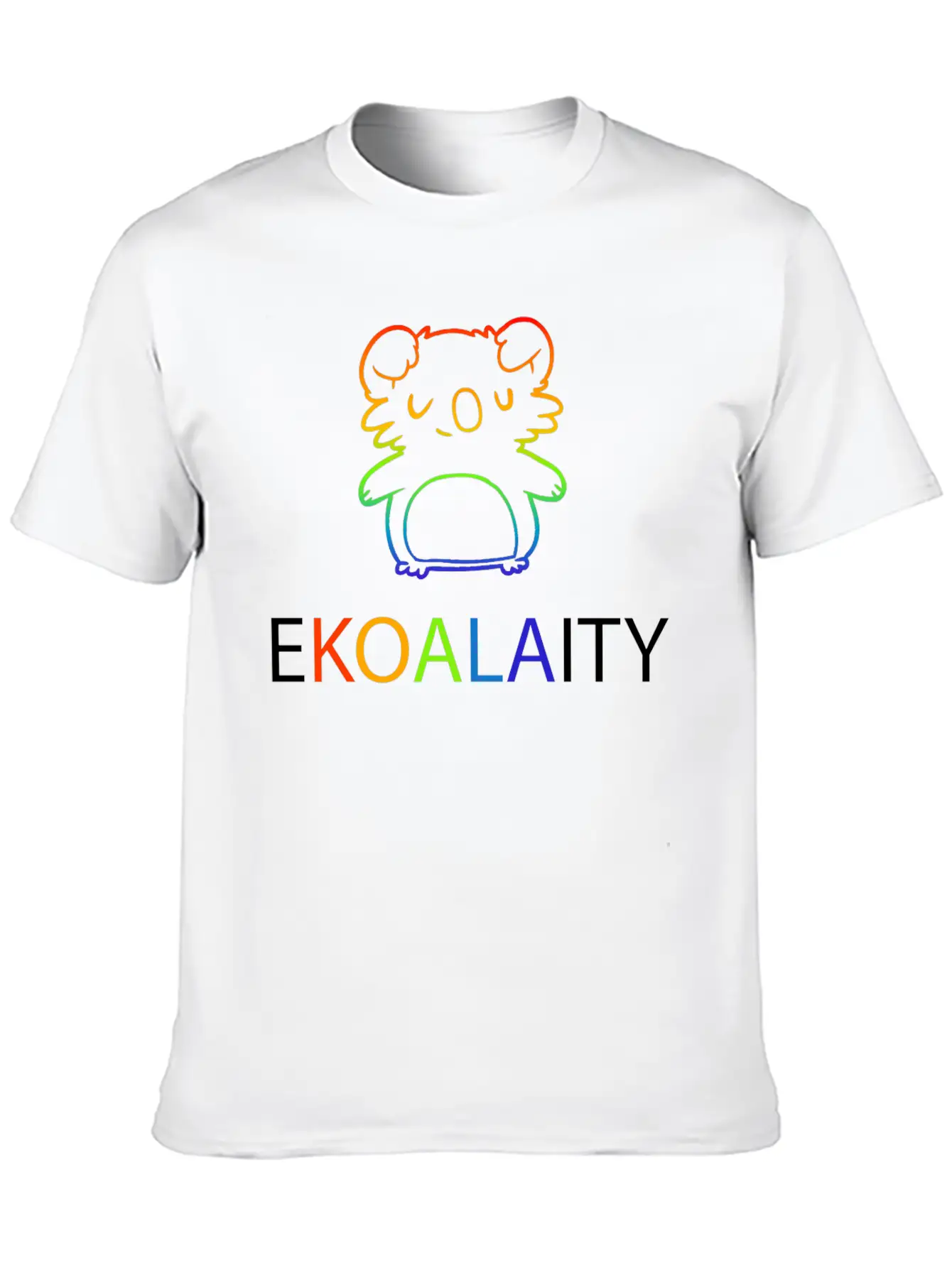 EKOALITY Love Pride - Gay Pride Design Unisex Stylish Everyday T-Shirt – Unisex Basic Cotton Tee