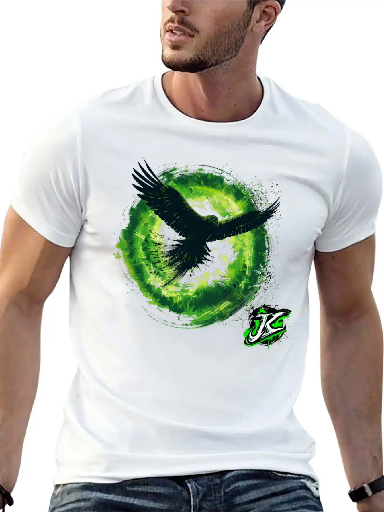 El Jefe Tornado Green Basic Graphic T-Shirt – Daily Comfort In Soft Cotton