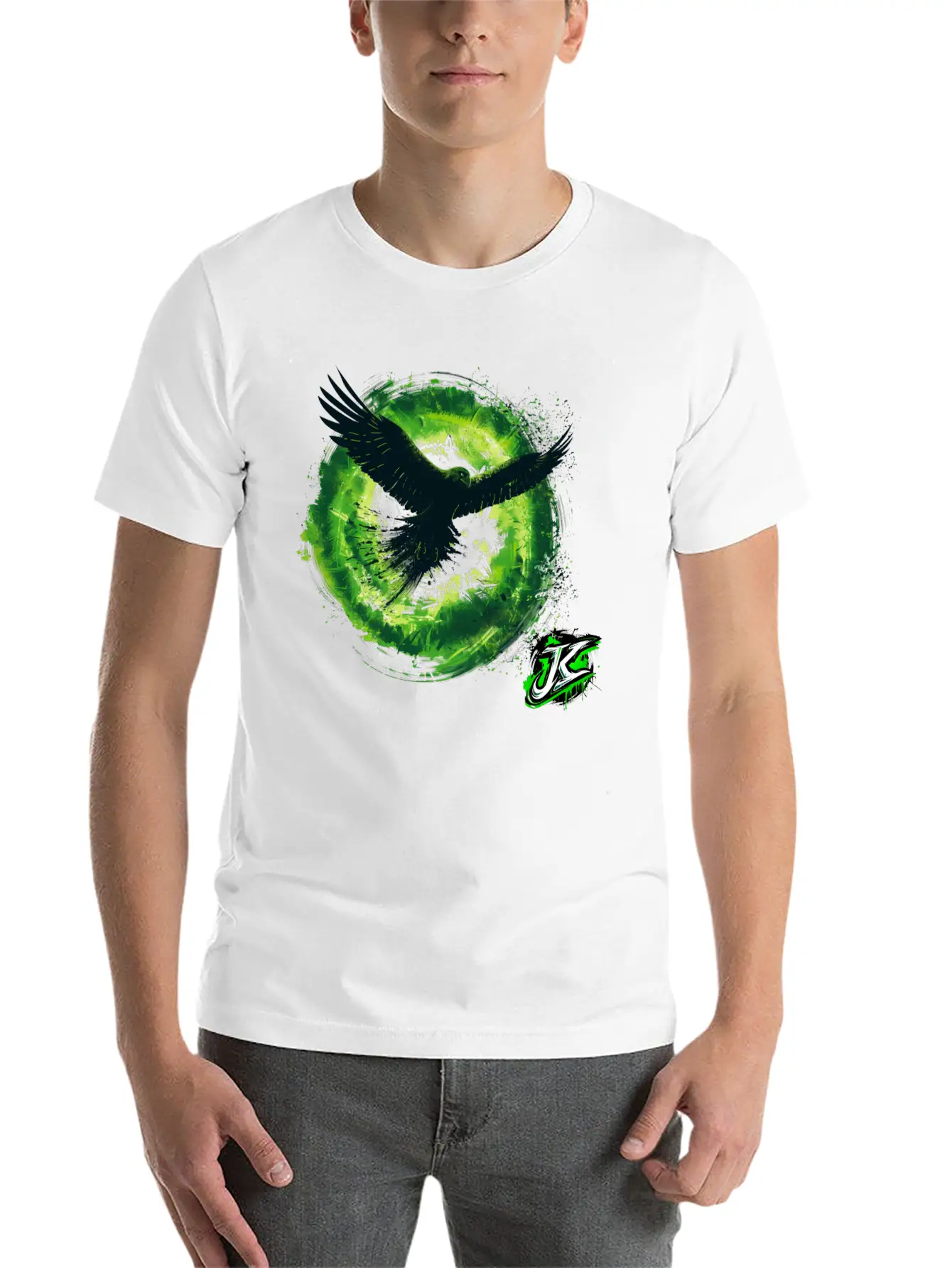 El Jefe Tornado Green Basic Graphic T-Shirt – Daily Comfort In Soft Cotton