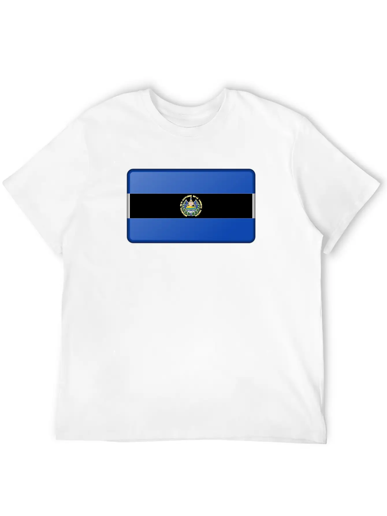 El Salvador Flag Timeless Short Sleeve Tee – Comfy And Minimalist Design