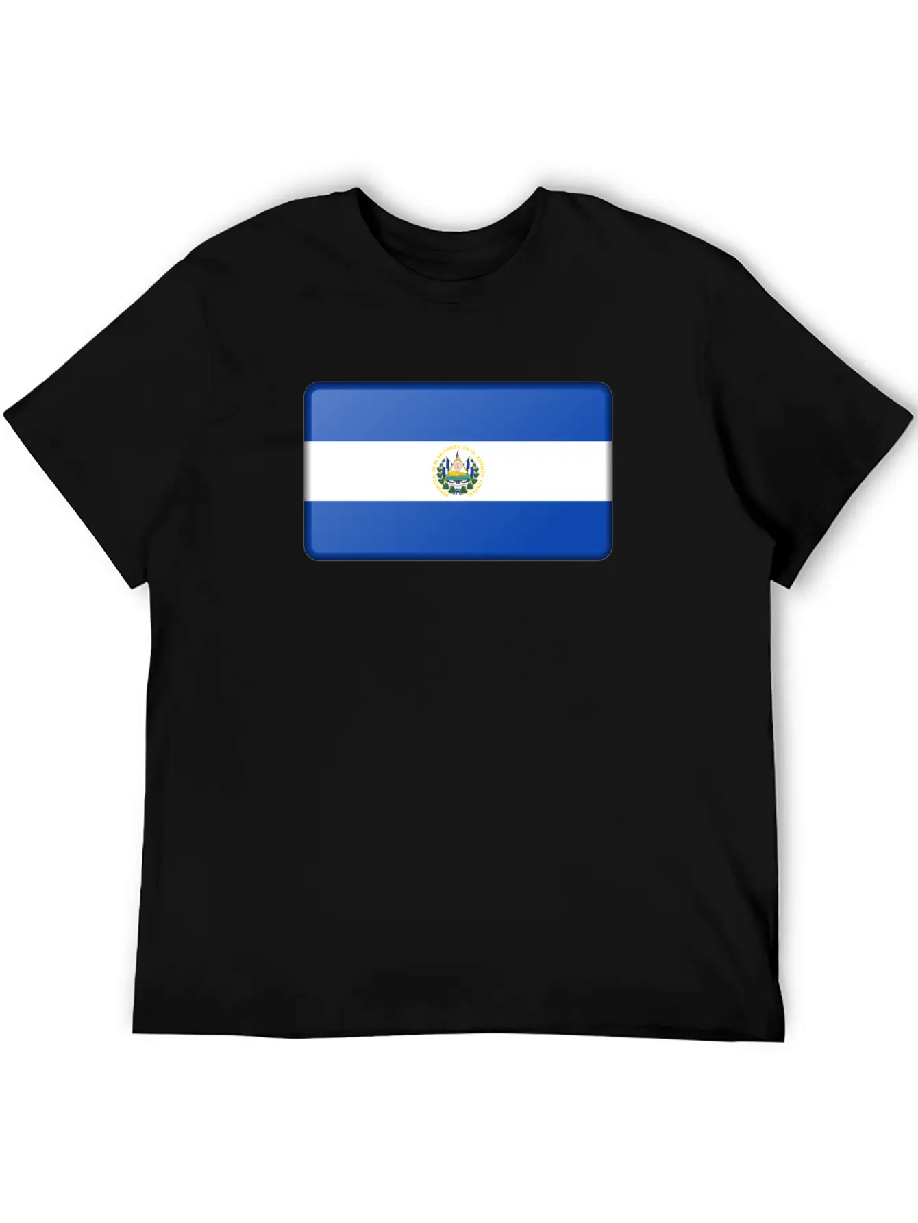 El Salvador Flag Timeless Short Sleeve Tee – Comfy And Minimalist Design