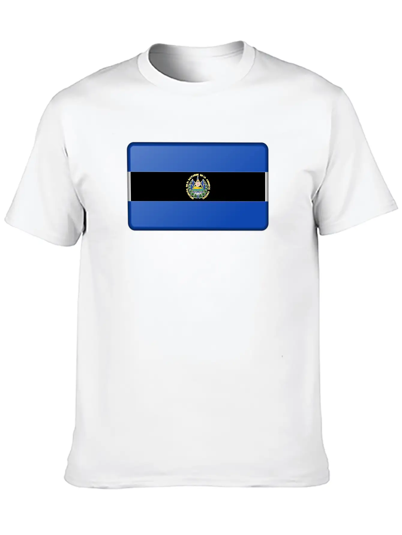 El Salvador Flag Timeless Short Sleeve Tee – Comfy And Minimalist Design