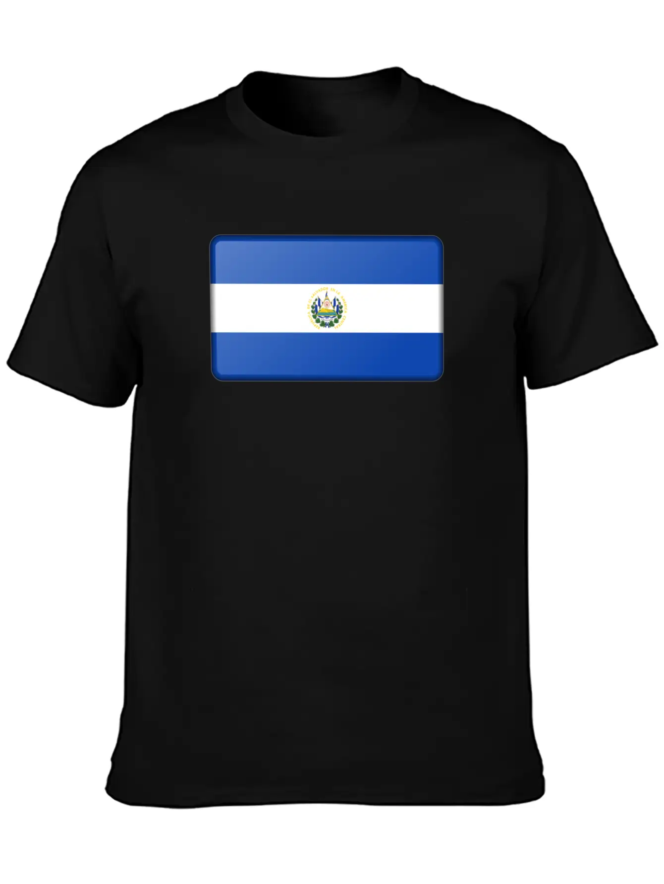 El Salvador Flag Timeless Short Sleeve Tee – Comfy And Minimalist Design