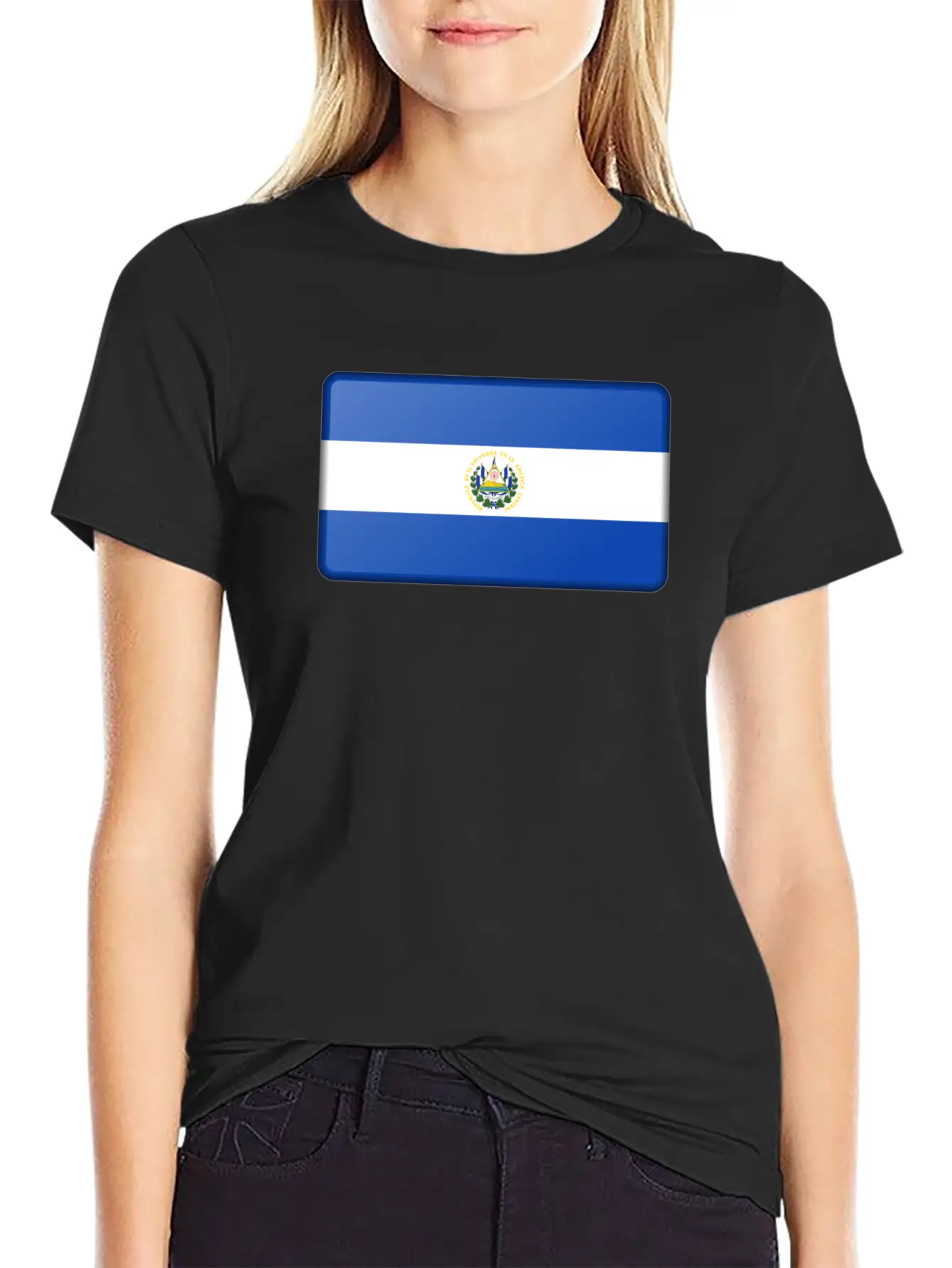 El Salvador Flag Timeless Short Sleeve Tee – Comfy And Minimalist Design